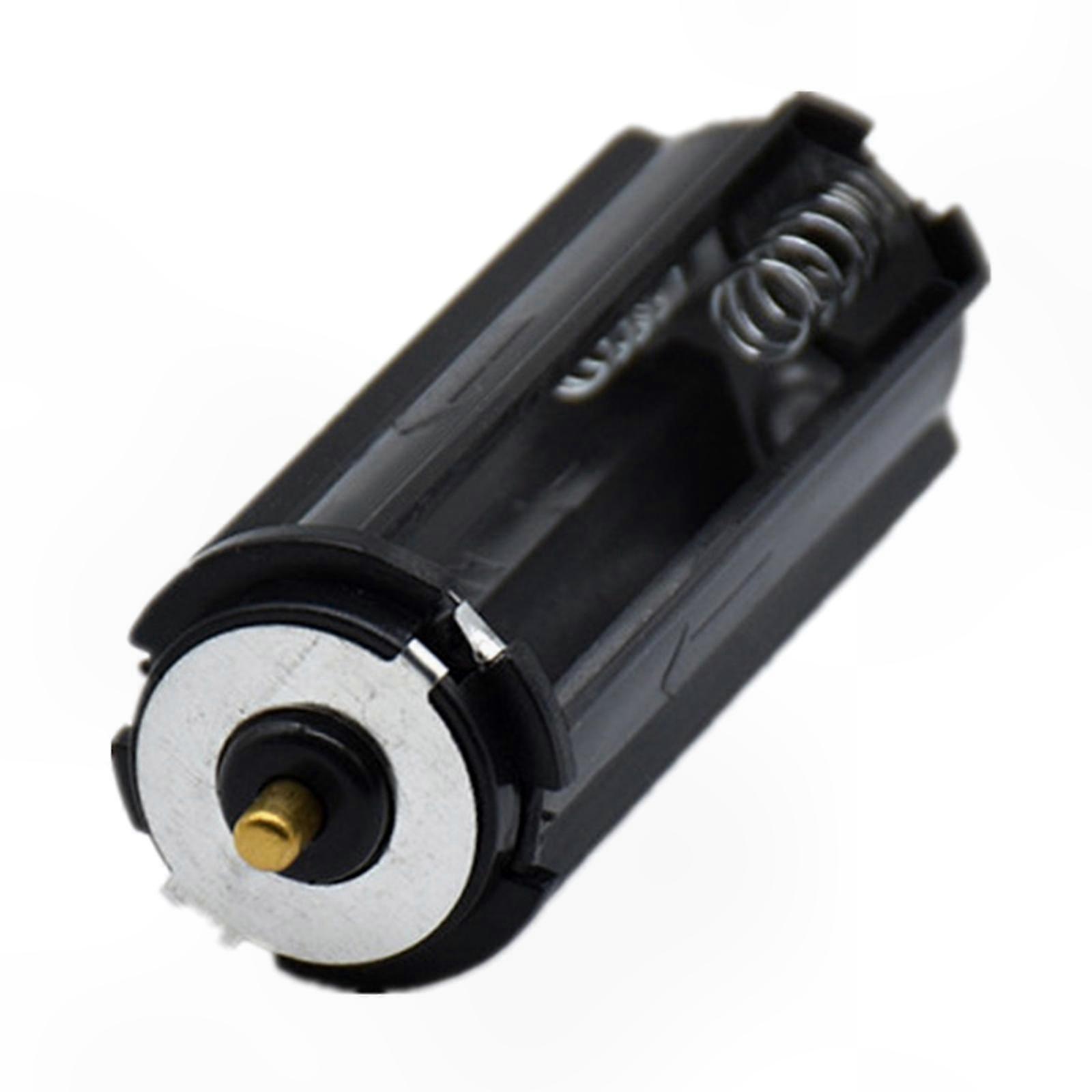 Schwarzer, Zylindrischer Batteriehalter Aus Kunststoff Für Aaa-batterien, Adapterbox Für Lampen, Spielzeug, Taschenlampen, Ersatzgehäuse