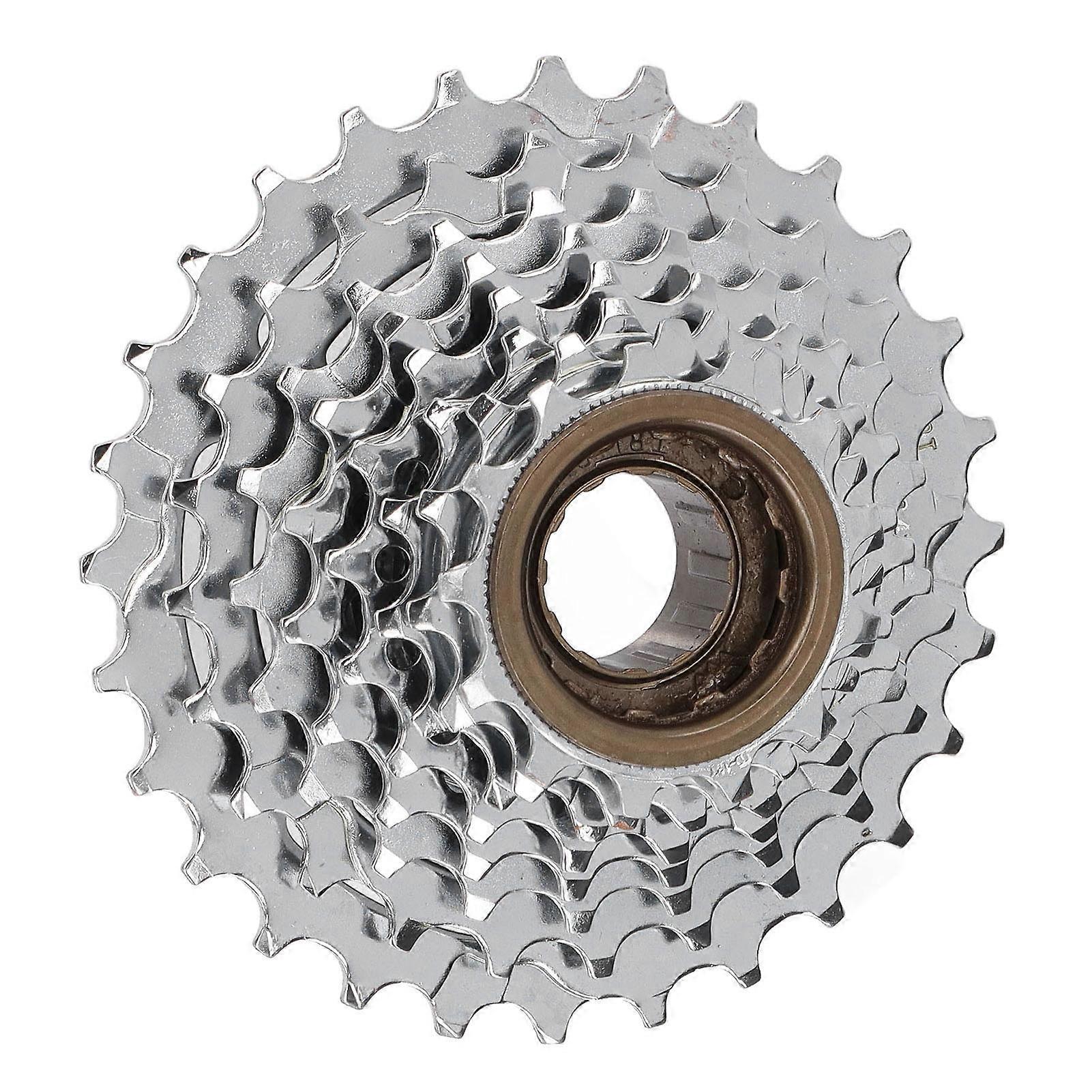 Freilaufnabe Aus Silbernem Stahl Für Fahrräder, 8-gang-getriebe, 13-28t-ritzel Mit Gewinde, Mountainbike
