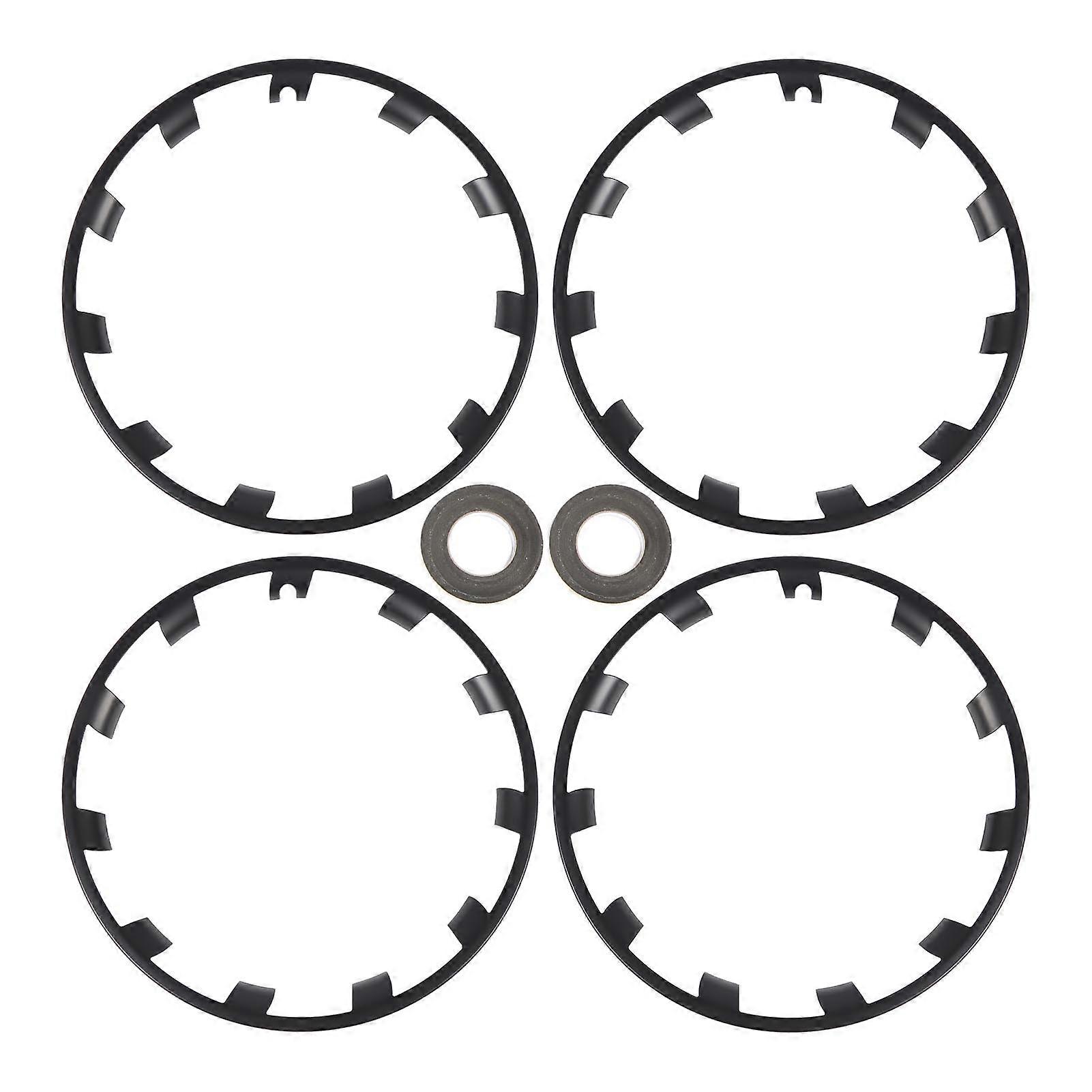 Felgenschutz-set, 4-teilig, 21 Zoll, Abs/pc, Kratzfest, Zierringe, Ersatzset Für Überturbine-felgen