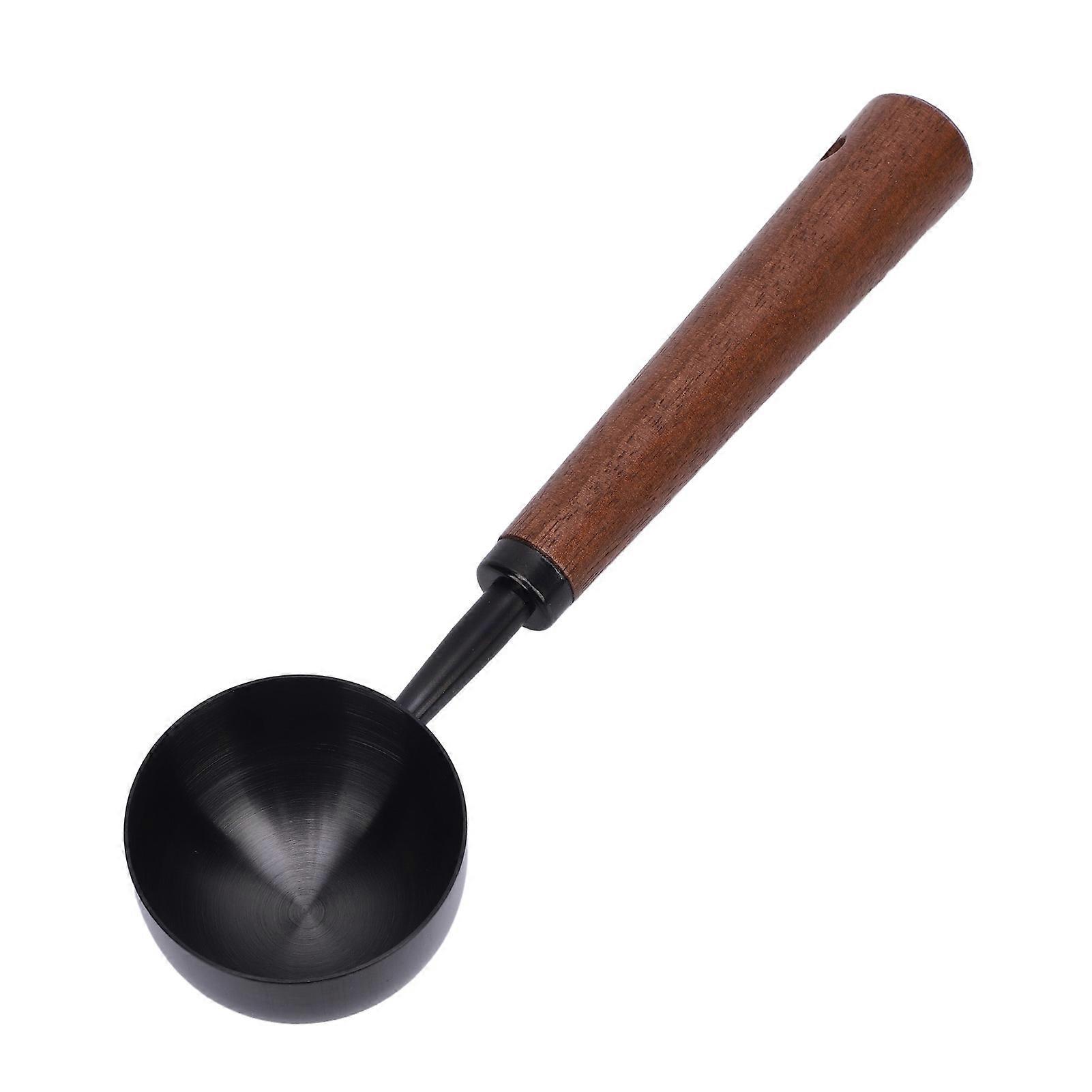 Messlöffel Aus Edelstahl 304, Langer Holzgriff, Multifunktionaler Teelöffel Für Küche Und Haushalt