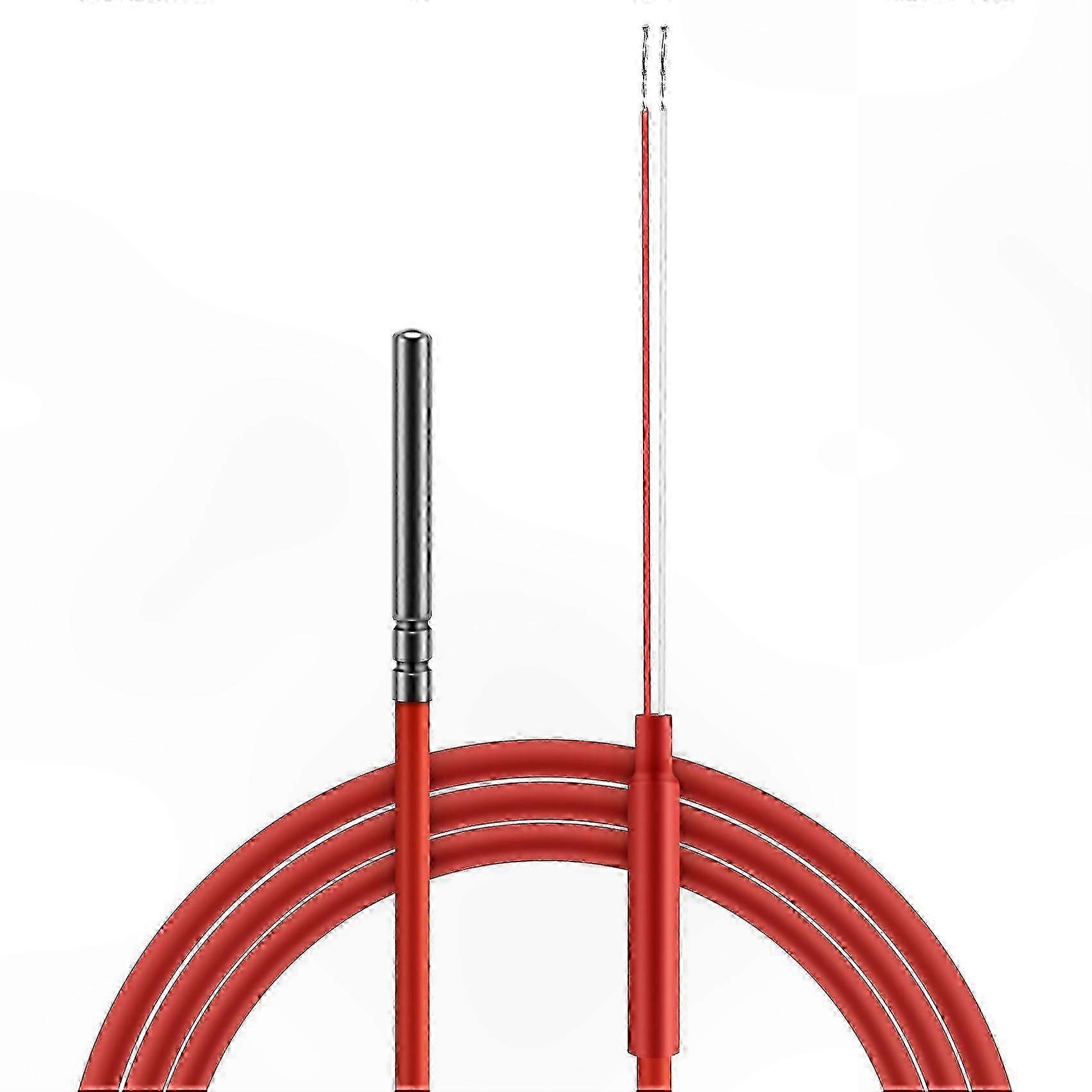 Pt1000-temperaturfühler, 2-draht-thermistor, Silikonbeschichtet, 1,5 M Kabel, 45 X 5 Mm, Messbereich -50 Bis 180 °c