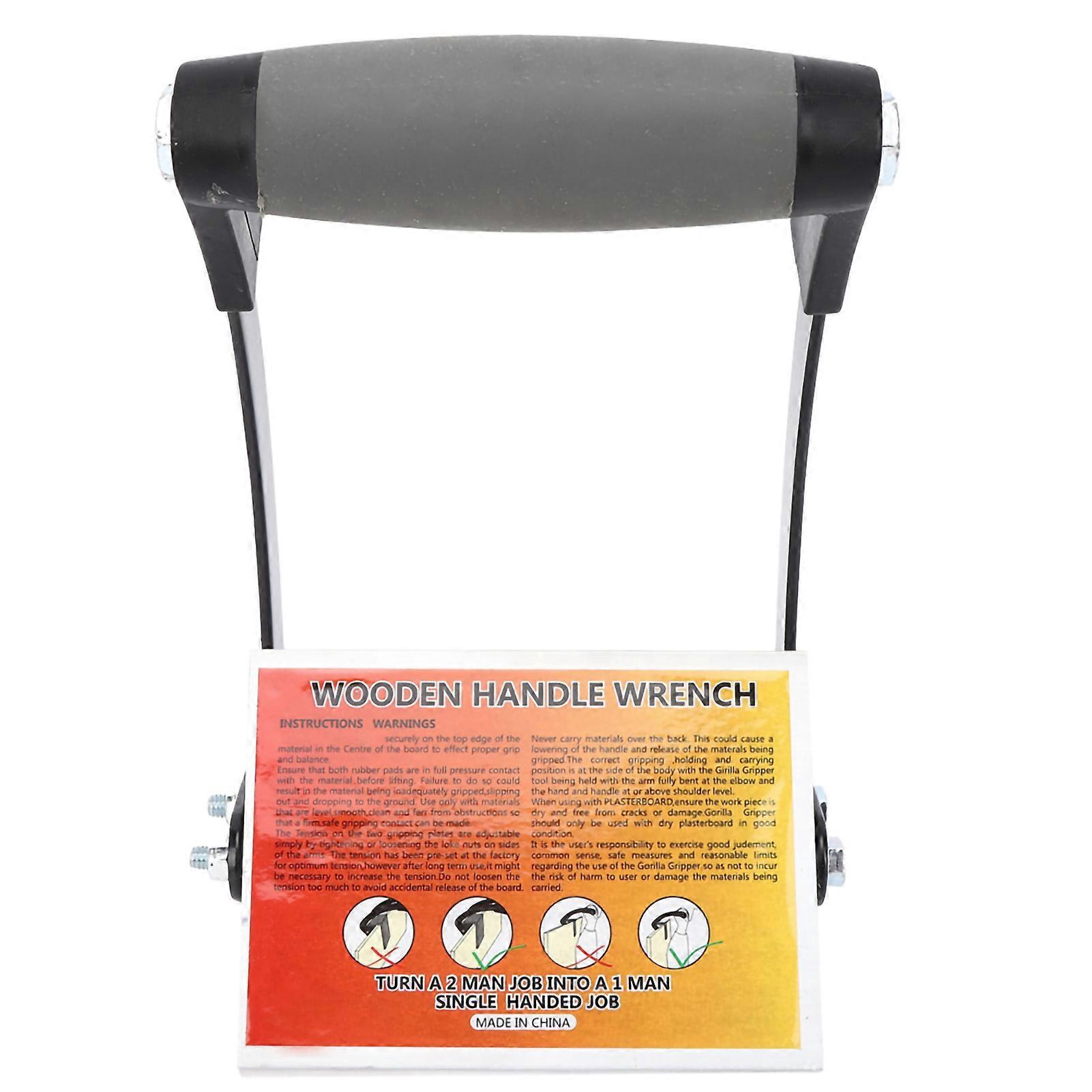 Hebeklemme Für Holzplatten, Robustes 50 Kg Transportwerkzeug, Hochfeste Befestigung, Einfache Und Ergonomische Handhabung, Wirtschaftliches Umzugszubehör.