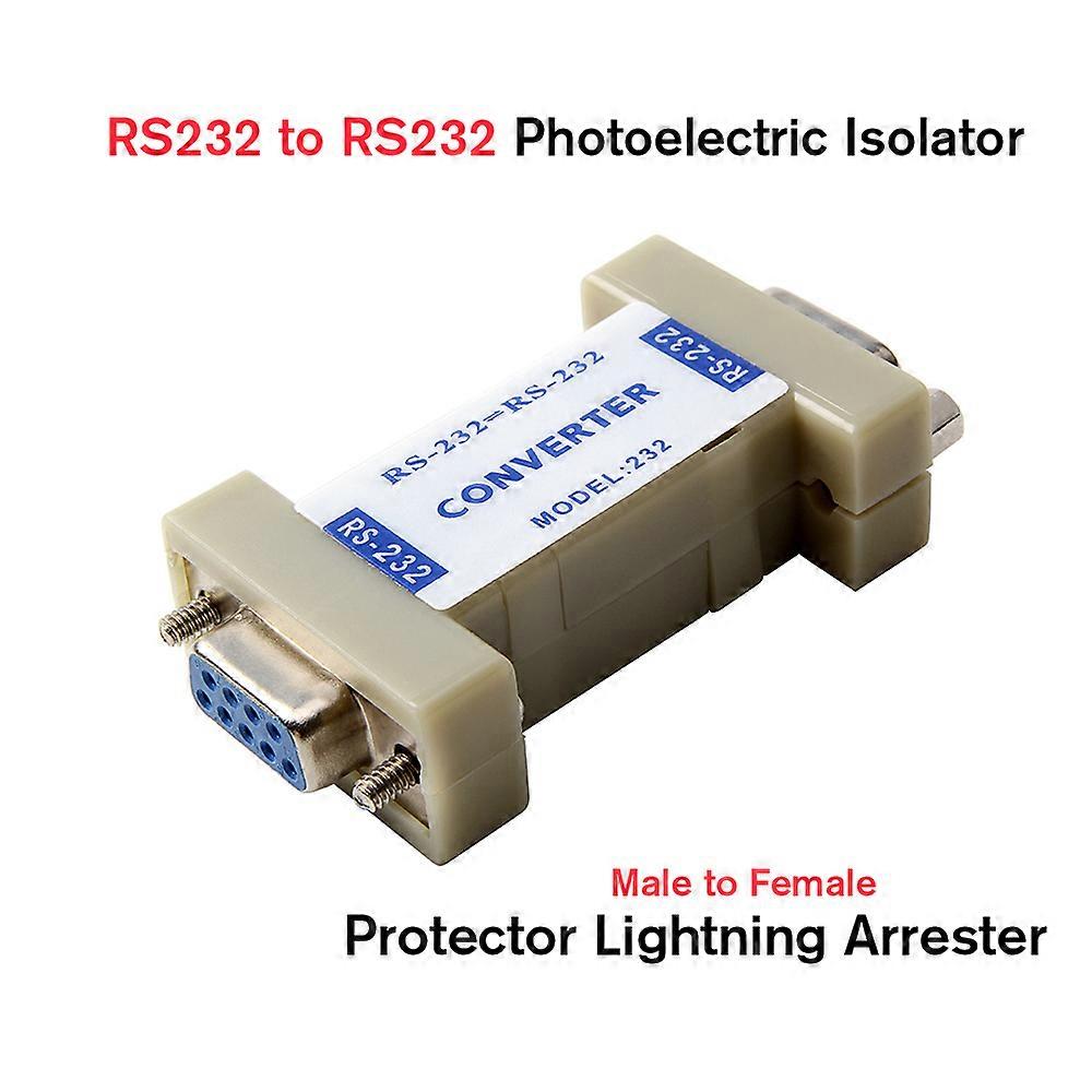 Rs232 Zu Rs232 Serieller Überspannungsschutz, Optischer Isolator-konverter Für Serielle Schnittstelle, Blitzschutzgerät, Db9-schnittstelle, Überspannungsschutz.
