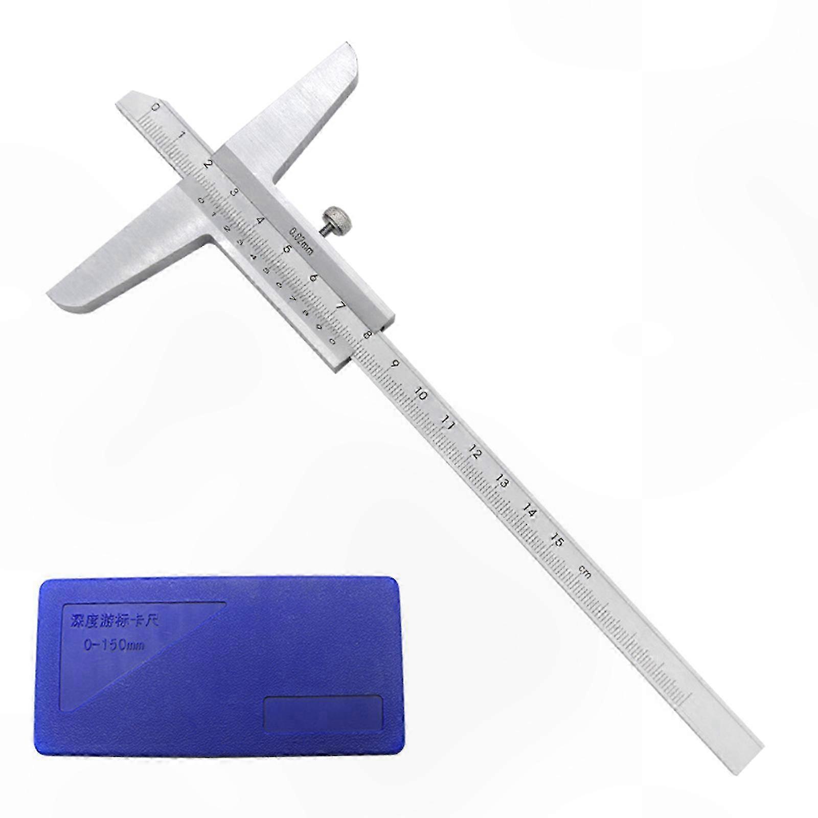 Universeller Messfuß 0-150 Mm, 0,02 Mm Präzisionsmesswerkzeug Für Innen- Und Außenaufnahmen, Tiefen- Und Stufenmessung, Robustes Mikrometrisches Messgerät.