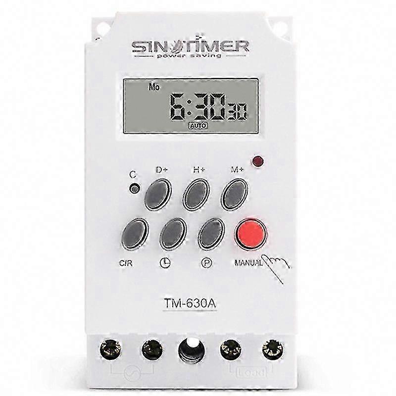 Programmierbarer 24-stunden-zeitschalter (30 A), 12-v-gleichstrom-hochleistungsrelais, Schaltbarer Timer