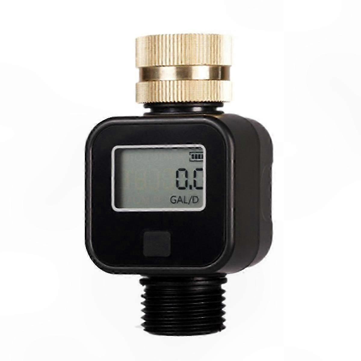 Robuster Wasserzähler Mit Messinggewinde, Wasserdicht Nach Ipx6, Präziser Durchflussmesser Für Rohrleitungen, Feuchtigkeitsbeständig, Für Industrie Und Haushalt, Hohe Zuverlässigkeit.