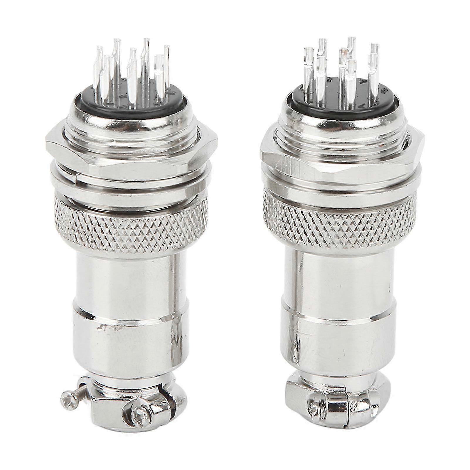 20-mm-luftfahrt-elektrosteckverbinder, 8-poliger Weiblicher Stecker Und Männlicher Stecker, Einbau In Schalttafeln, Stromversorgung, Elektrische Anschlüsse.