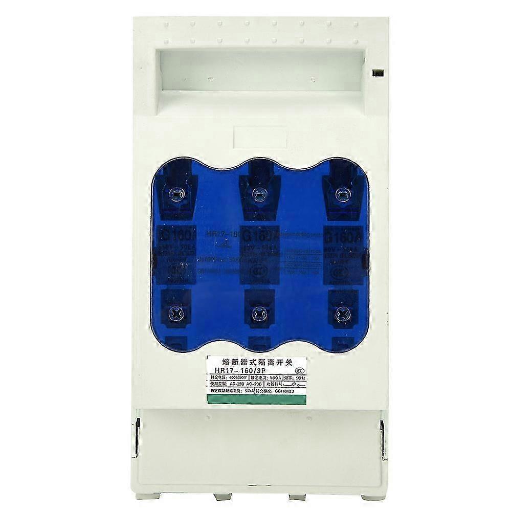 Hr17b-160/30 Sicherungstrennschalter, 160 A, 3-polig, Kupferklemmen, Sichtbare Unterbrechung, Industrieller Schutz, Din-schienenmontage, Robustes Gehäuse, Professioneller Einsatz.