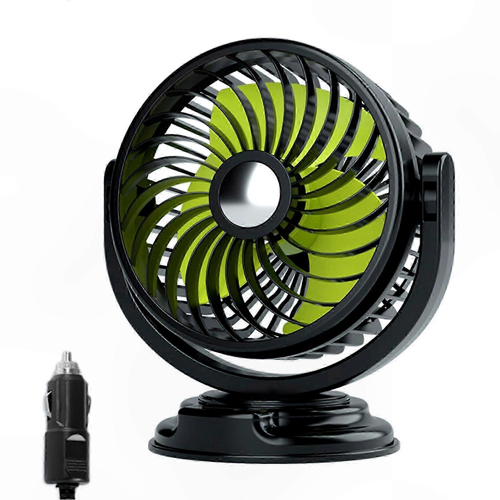 Leistungsstarker, Tragbarer Mini-autolüfter (24 V Dc) – 360°-klimaanlage Für Auto Und Fahrzeug, Zubehör Für Zuhause Und Fahrzeug, Leichter Luftkühler