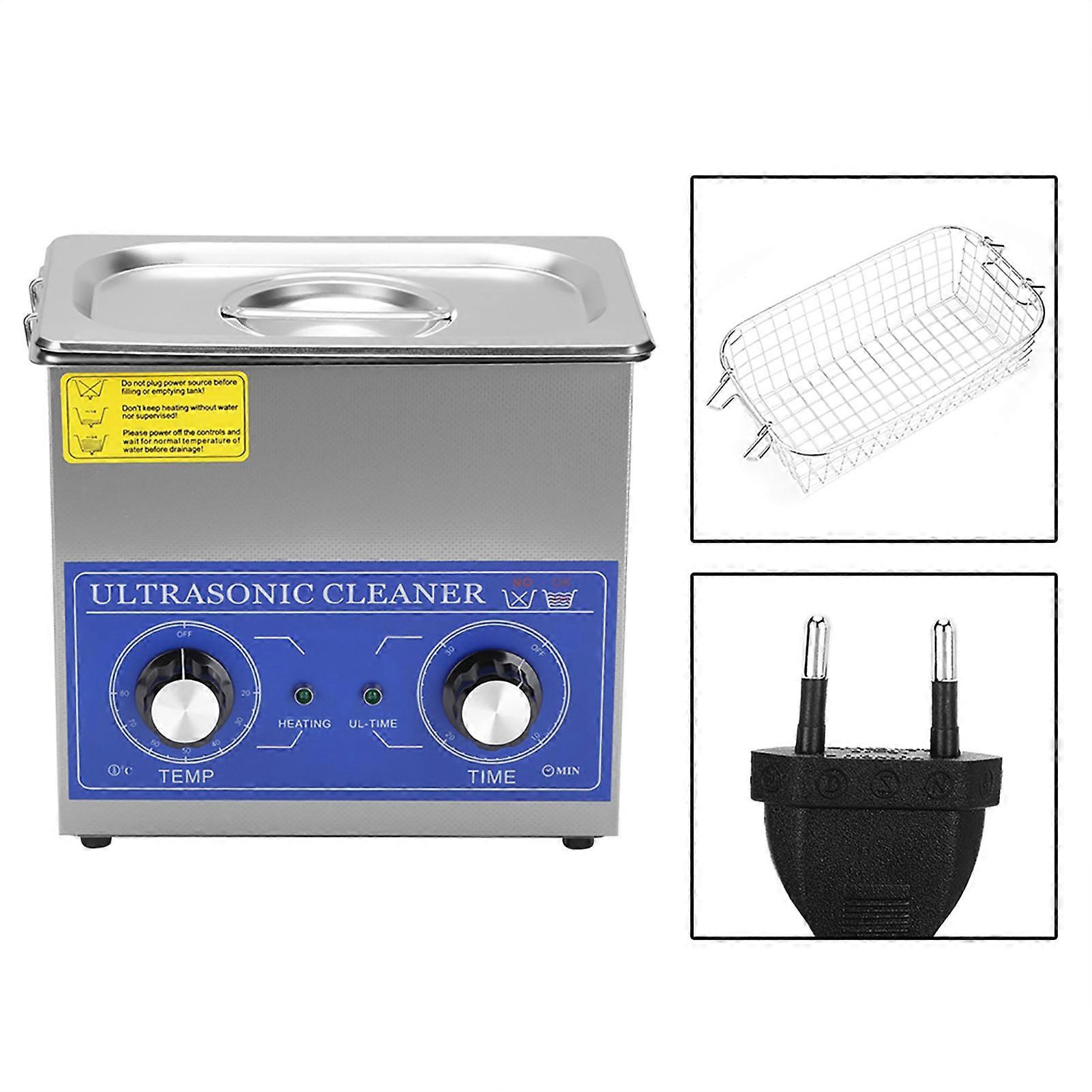 Mini-ultraschallreiniger (3,2 L) Mit Mechanischem Timer Und 120-w-heizelement, Professionelles Reinigungsgerät Für Kleine Räume