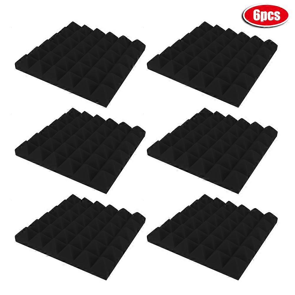 6 Akustikpaneele Aus Schallabsorbierendem Schaumstoff, Pyramidenform, Zur Echoreduzierung, Für Klavierstudios Und Aufnahmen, 6er-set