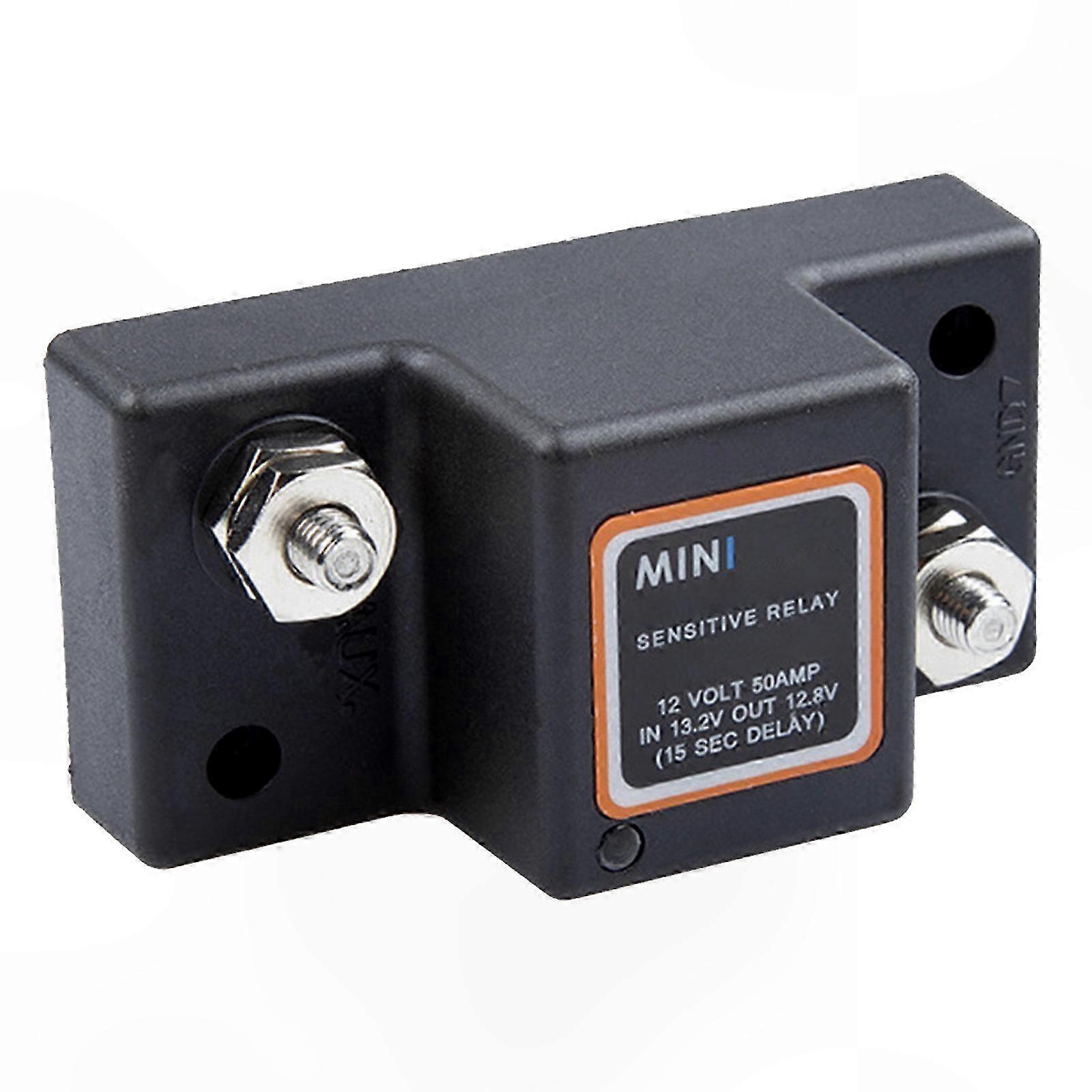 Doppelbatterie-trennschalter Für Utv/atv, Schwarzes, Wasserdichtes, Spannungsgesteuertes Relais (vsr), Sicherheitsstromschutz, 12-v-batterietrennschalter