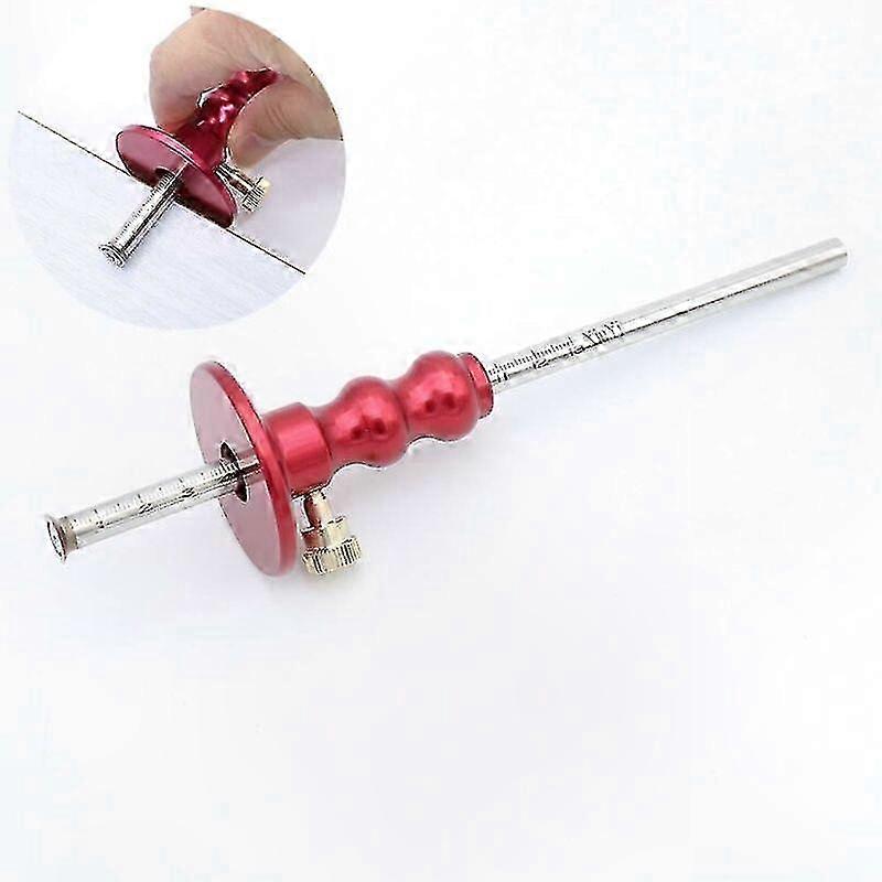 Verstellbarer Holzmarkierungsmesser 0-130 Mm, Gerändelter Kopf, Präzise Messung Für Holzbearbeitung Und Heimwerkerprojekte.