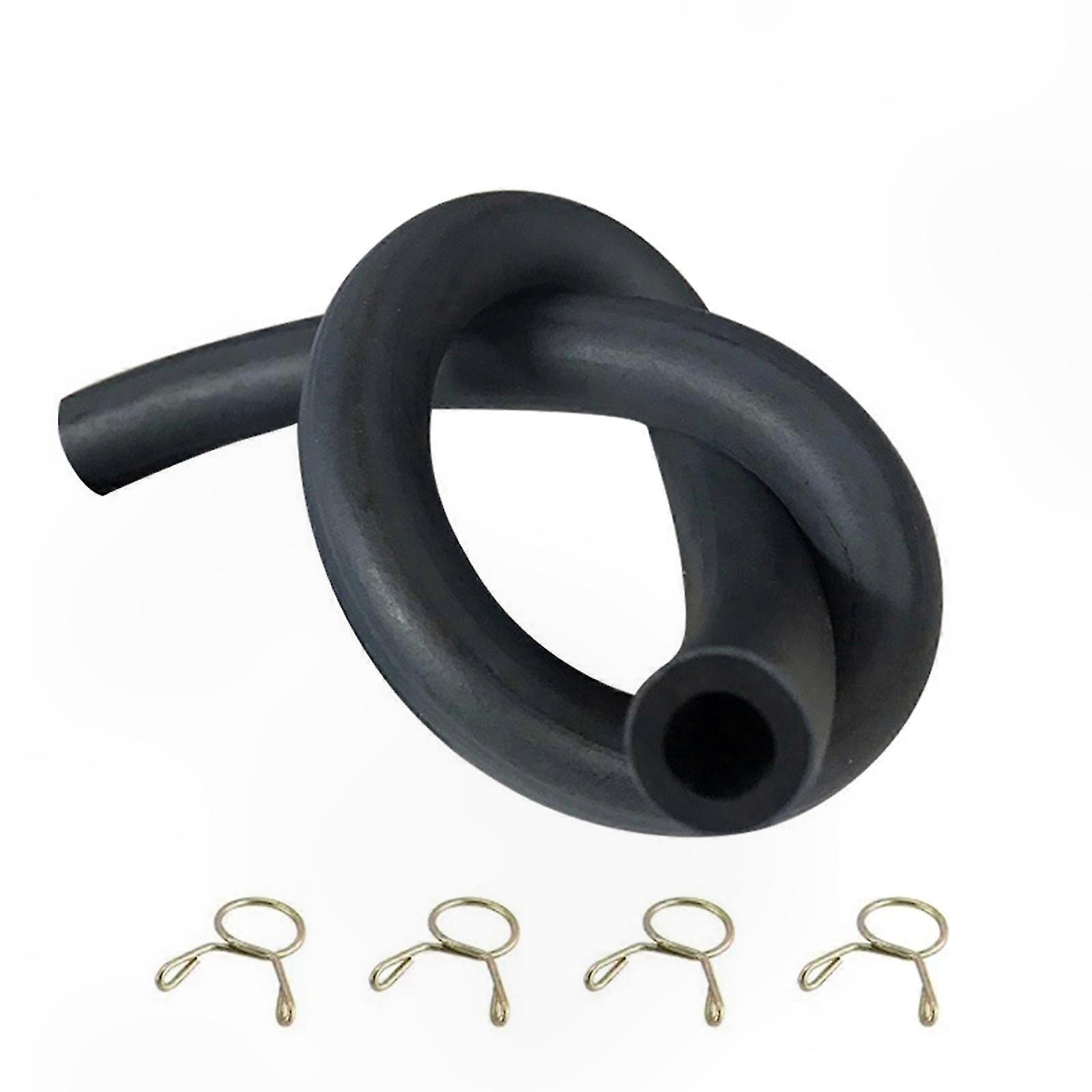50 Cm Langer Benzinschlauch (4,5 Mm X 8 Mm) Mit 4 Schlauchschellen, Für Motocross, Quad, Motorrad, Ersatzteil