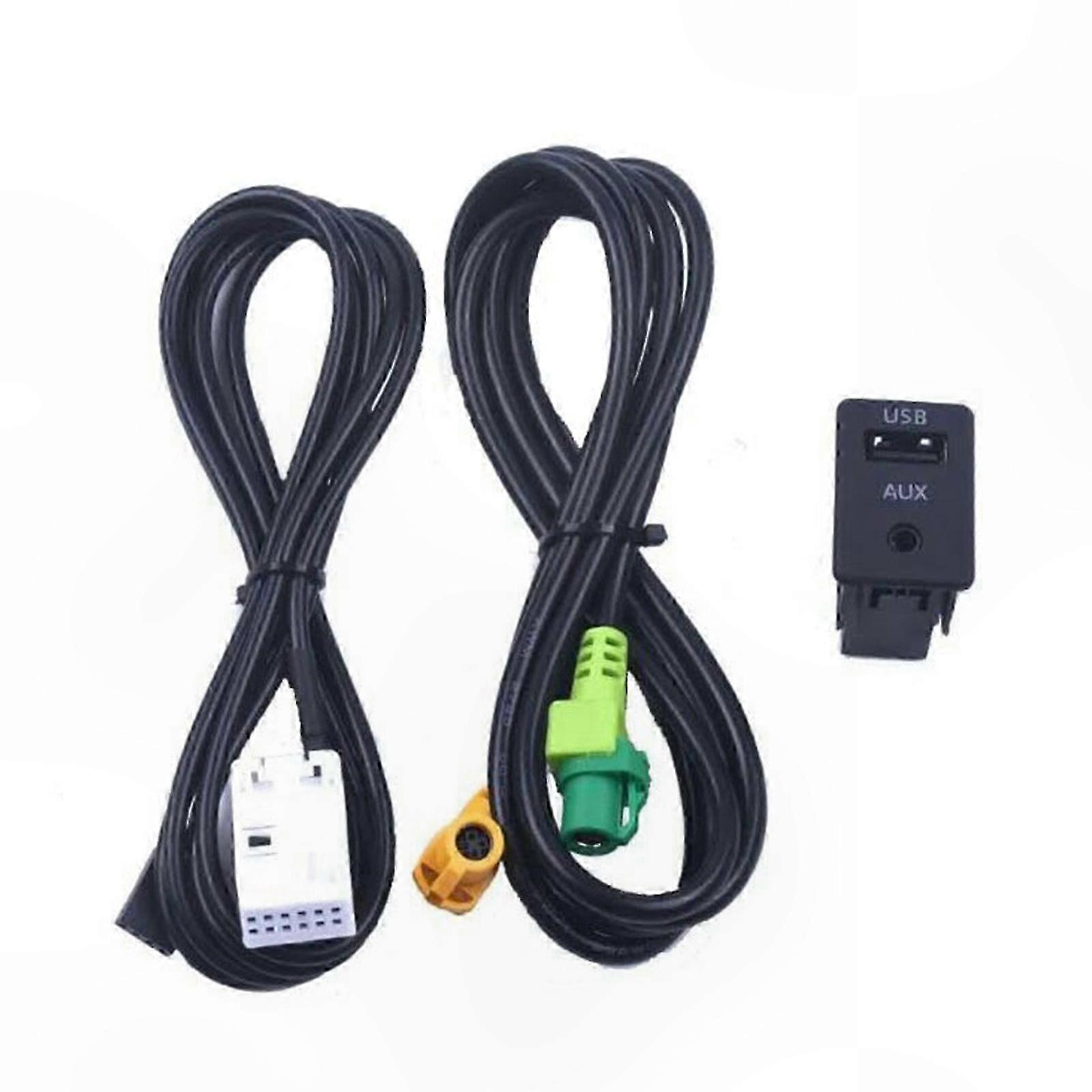Kabelloser Bluetooth-autoradioadapter Mit Integriertem Usb-ladeanschluss Und 3,5-mm-ausgang, Kompatibel Mit E12, F13, F02, F03, E91 Und E93, Freisprechfunktion Und Audiostreaming