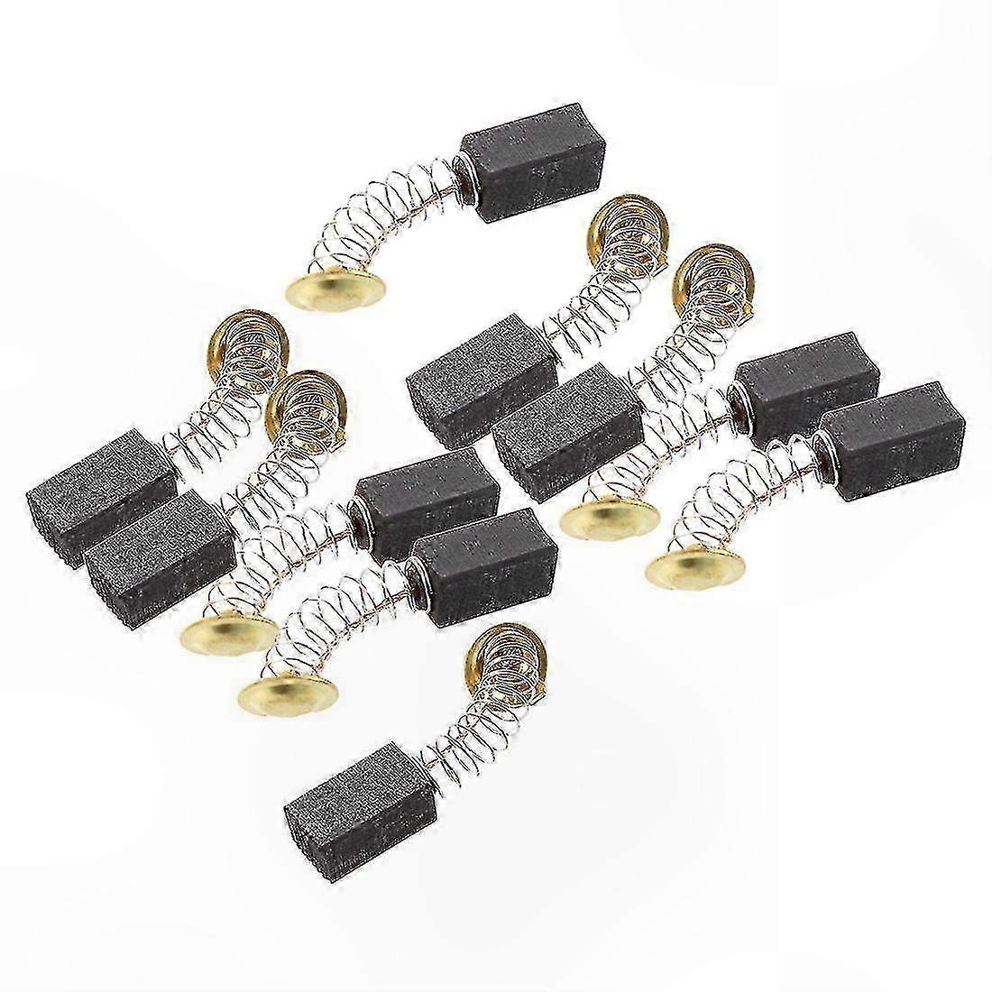 Satz Mit 10 Kohlebürsten 6,5x7,5x13mm Für Elektrowerkzeuge, Kompatibles Motorersatzteil, Hochleistungskohle, Direkter Ersatz.