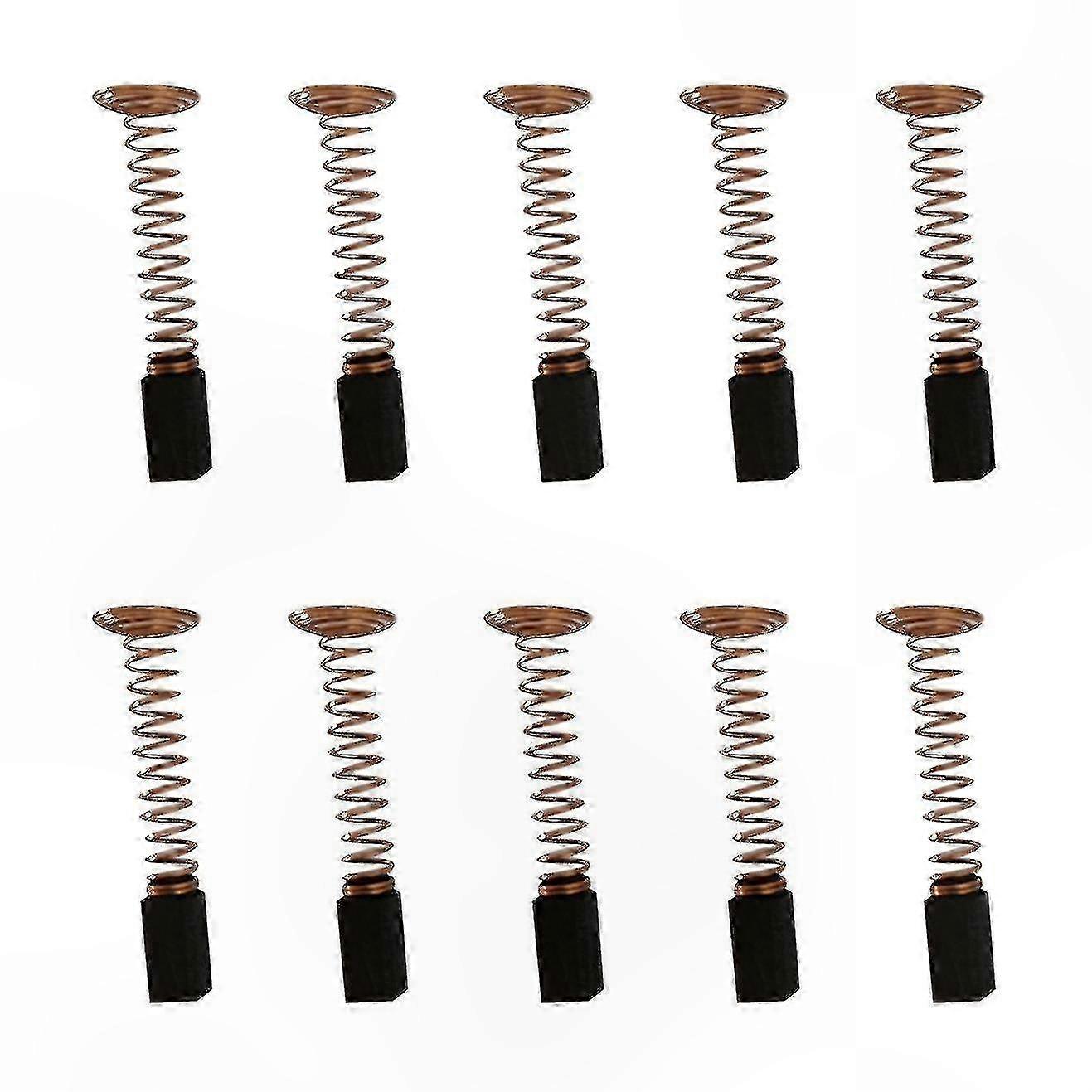 Set Mit 10 Ersatzkohlebürsten Für Rotationswerkzeuge, Kompatibel Mit Verschiedenen Modellen, Hochbeständige Kohle, Universelle Ersatzteile.