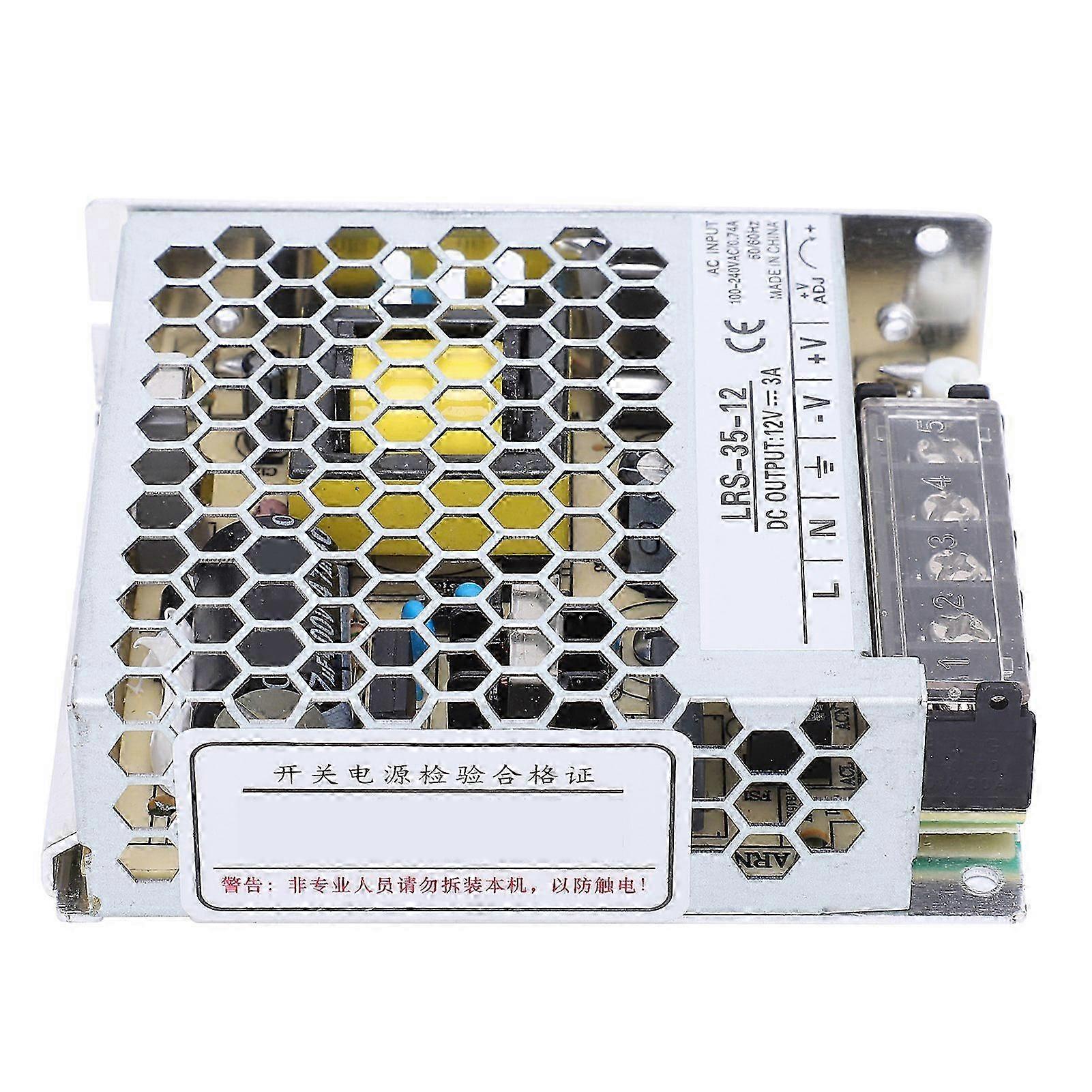 Lrs-35-12 35w Schaltnetzteil Mit Led-anzeige, 85264vac Wandler Für Geräte, Zertifiziertes Industrienetzteil, Zuverlässiges Zubehör.