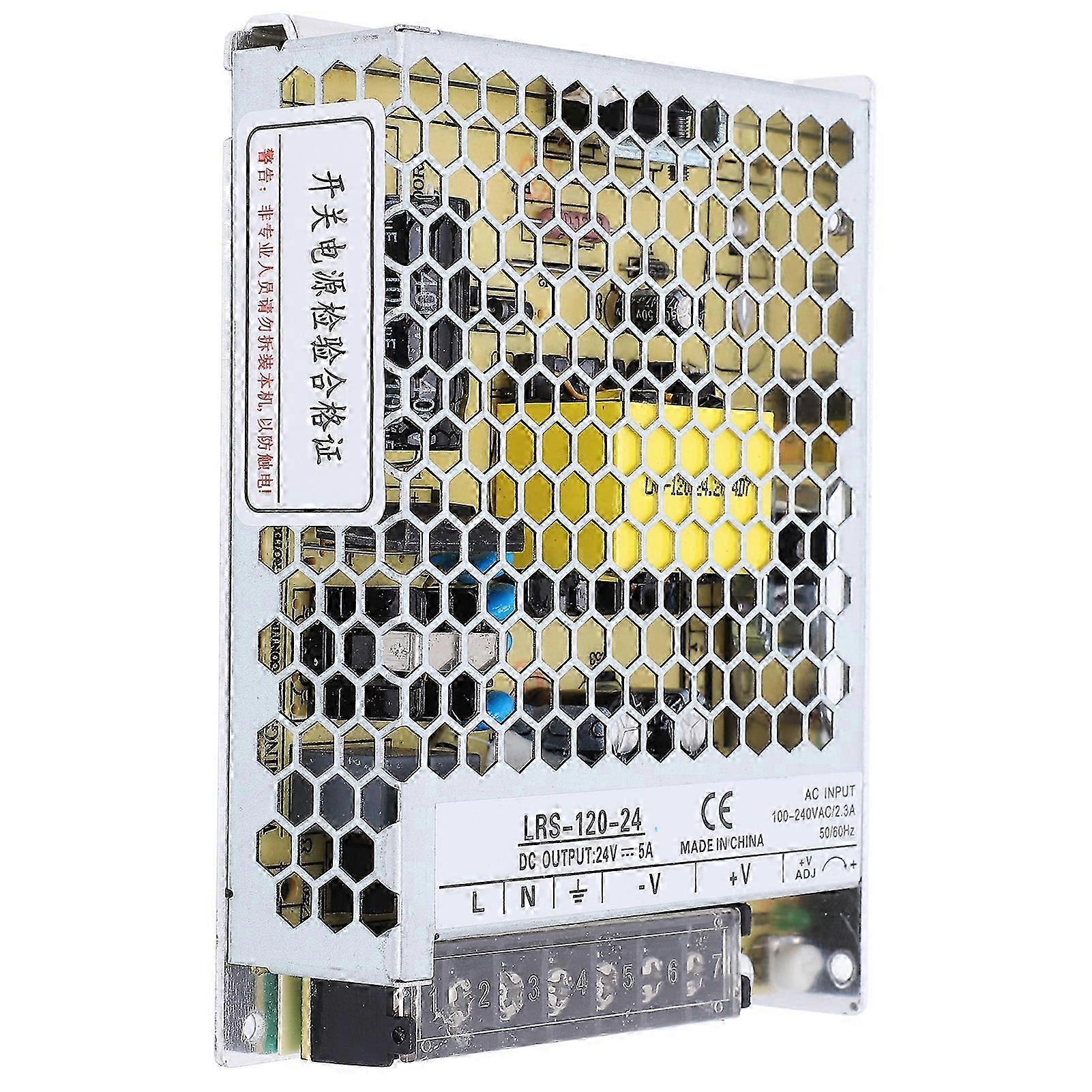 120-w-24-v-schaltnetzteil Mit Led-anzeige, 85–264-vac-industrietransformator, Modell Lrs-120-24