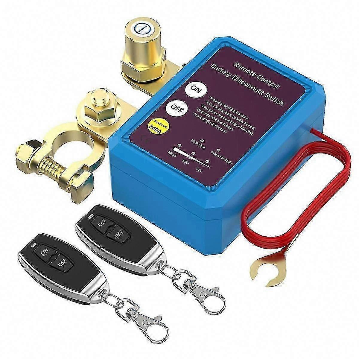12v 240a Batterietrennschalter Für Boote, Wohnmobile, Atvs, Lkws – Ferntrennung Mit Diebstahlsicherung Und Automatischer Abschaltfunktion