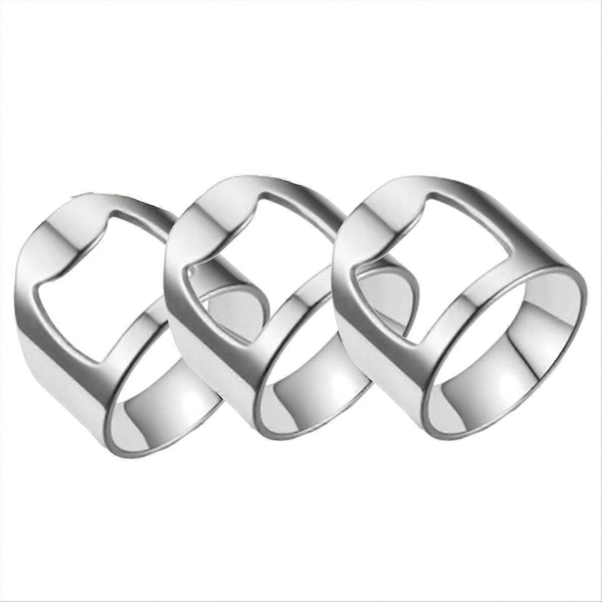 Flaschenöffner In Ringform Aus Edelstahl, C