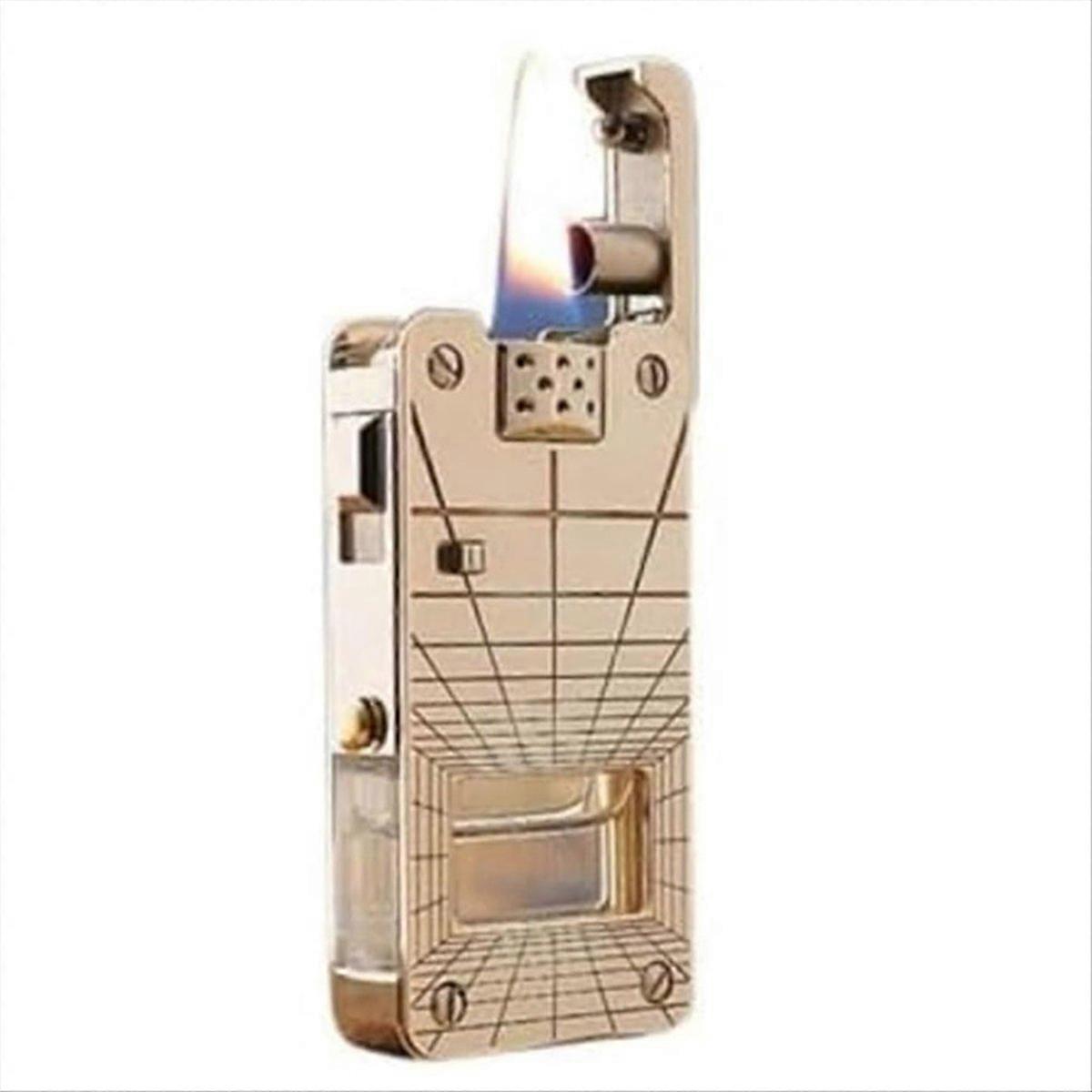 Automatisches Ölfeuerzeug „dragon Tongue“, Geschenkfeuerzeug Für Männer Mit Geschenkbox.