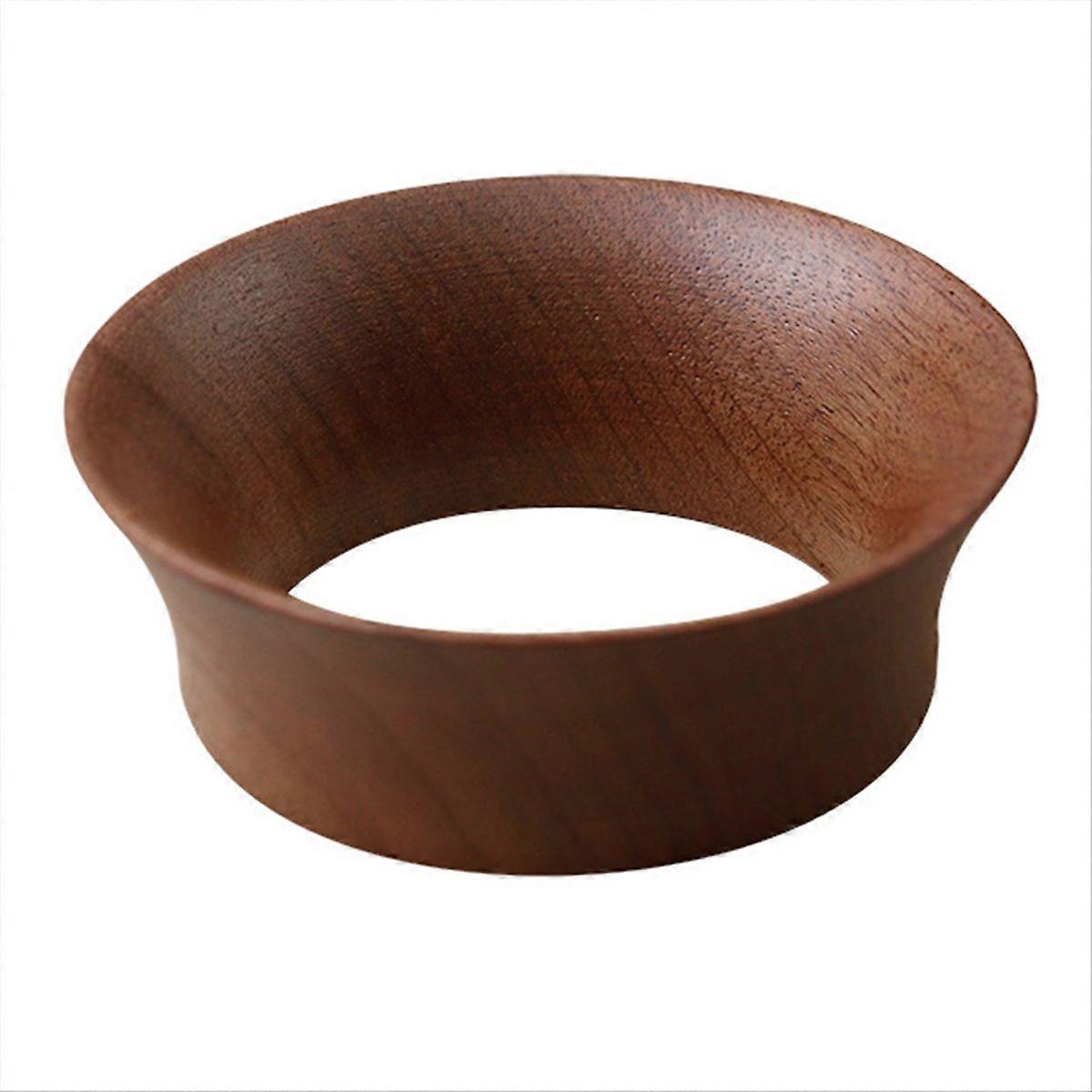 Kaffeedosierring Aus Holz, 51 Mm, Kompatibel Mit Filterhaltern Und Pulvertrichter Für Espressozubehör (51 Mm)