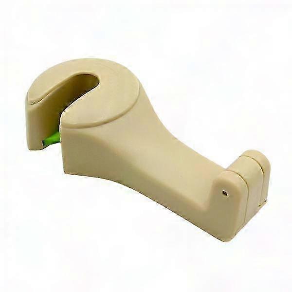 3-in-1 Multifunktionale Auto-kopfstützenhalterung: Handtaschenhaken, Handyhalterung, Münzfach – Beige