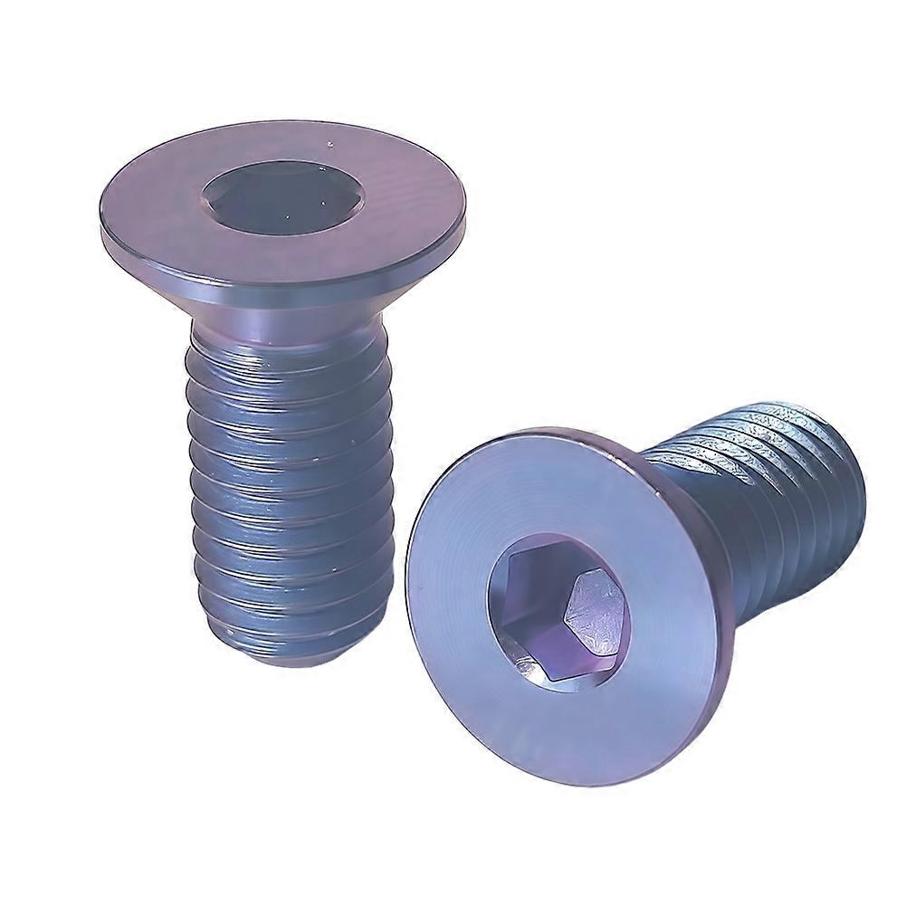 Titan-fahrradflaschenhalterschraube M5 X 12 Mm, Fahrradflaschenhalterschraube, Blau Und Lila
