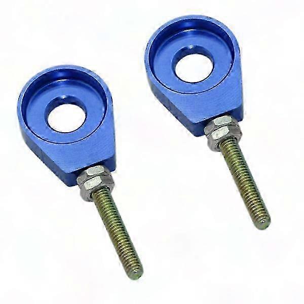 12-mm-kettenspanner Für Pit Bike Crf50 Thumpstar Atv, 6er-set, Blau, Motocross-kettenspannungseinstellung, Robustes Zubehör.