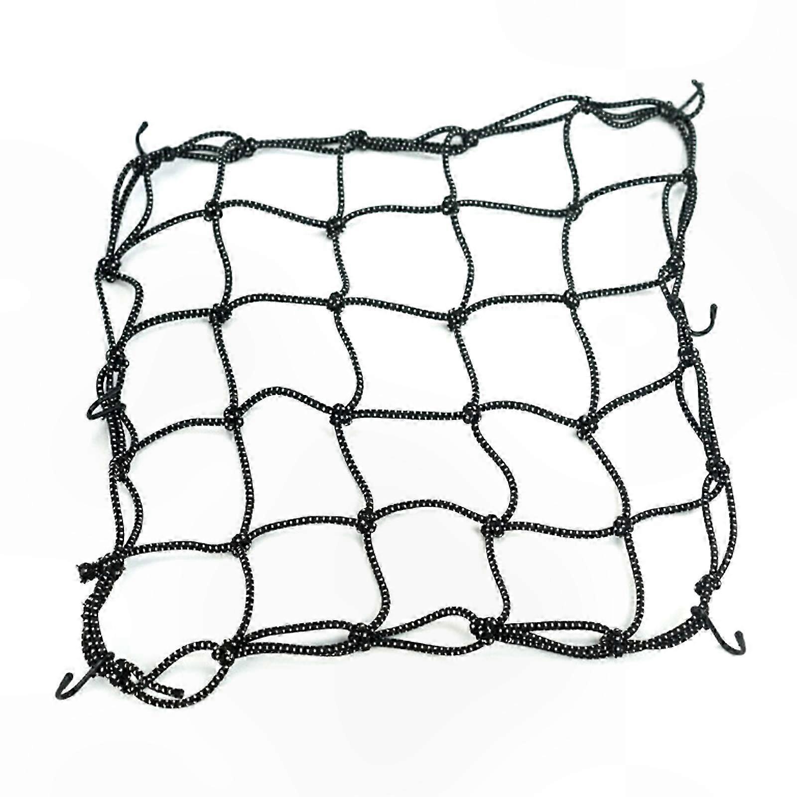 Motorradhelmnetz, Elastisches Hakennetz Für Motorräder, Gepäckorganizer, Kofferraumorganizer, Gelb, Universelle Befestigung