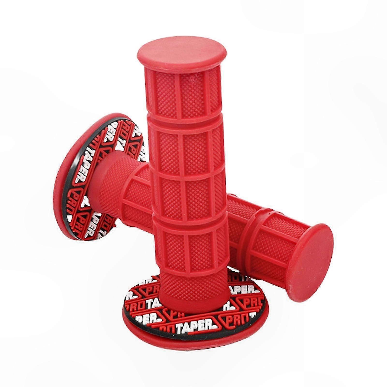 Rutschfeste Motorrad-lenkergriffe Aus Gummi, Universelles Ersatzzubehör 22 Mm 24 Mm, Gelbe Motorrad-lenkergriffe, Rutschfester Griff Kompatibel Mit Motorrädern.