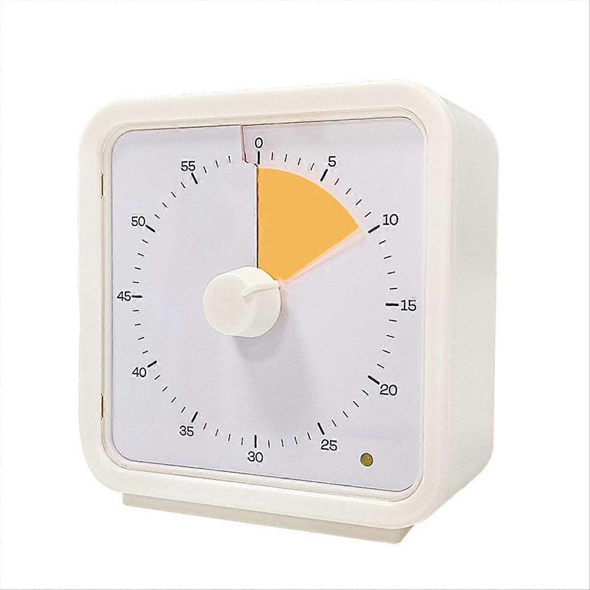 60-minuten-visualtimer Für Kinder, Geräuschlos, Gelb