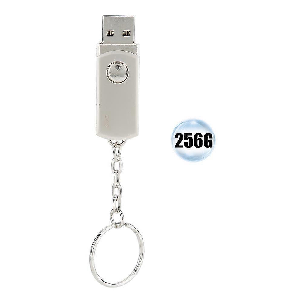Drehbarer Usb-stick Aus Silberfarbenem Metall Für Windows 98 / 2000 / Xp / Vista / 7 / 8 / 10 / Linux 2.4