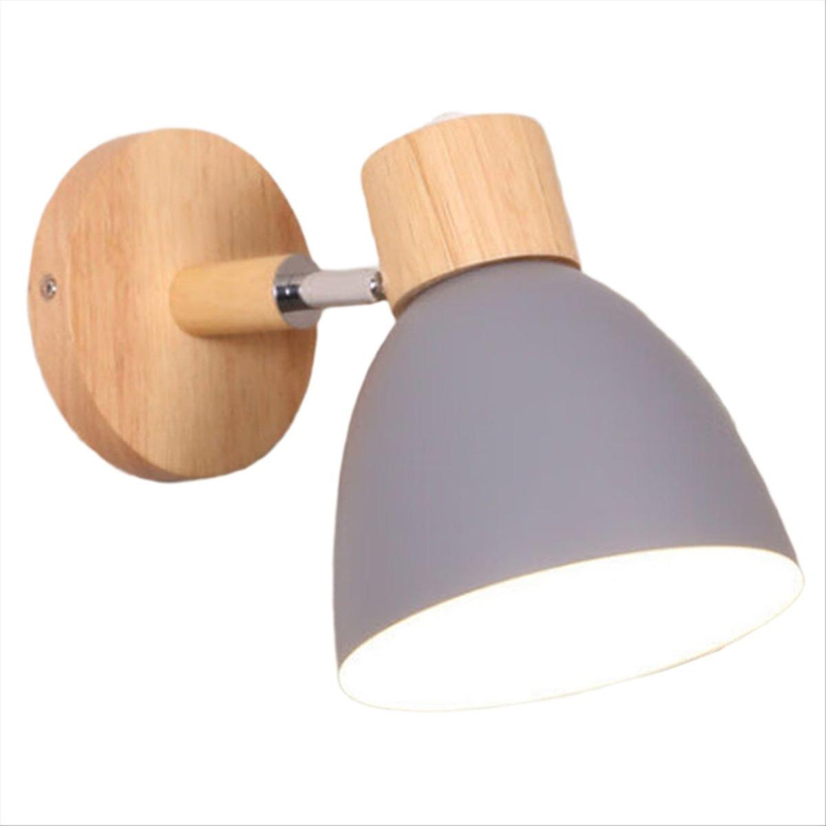 Moderne Led-wandleuchte Im Nordischen Stil, Minimalistisches Design, Aus Schmiedeeisen, Grau, Ideal Für Die Innenbeleuchtung Von Schlafzimmern, Fluren Oder Restaurants.