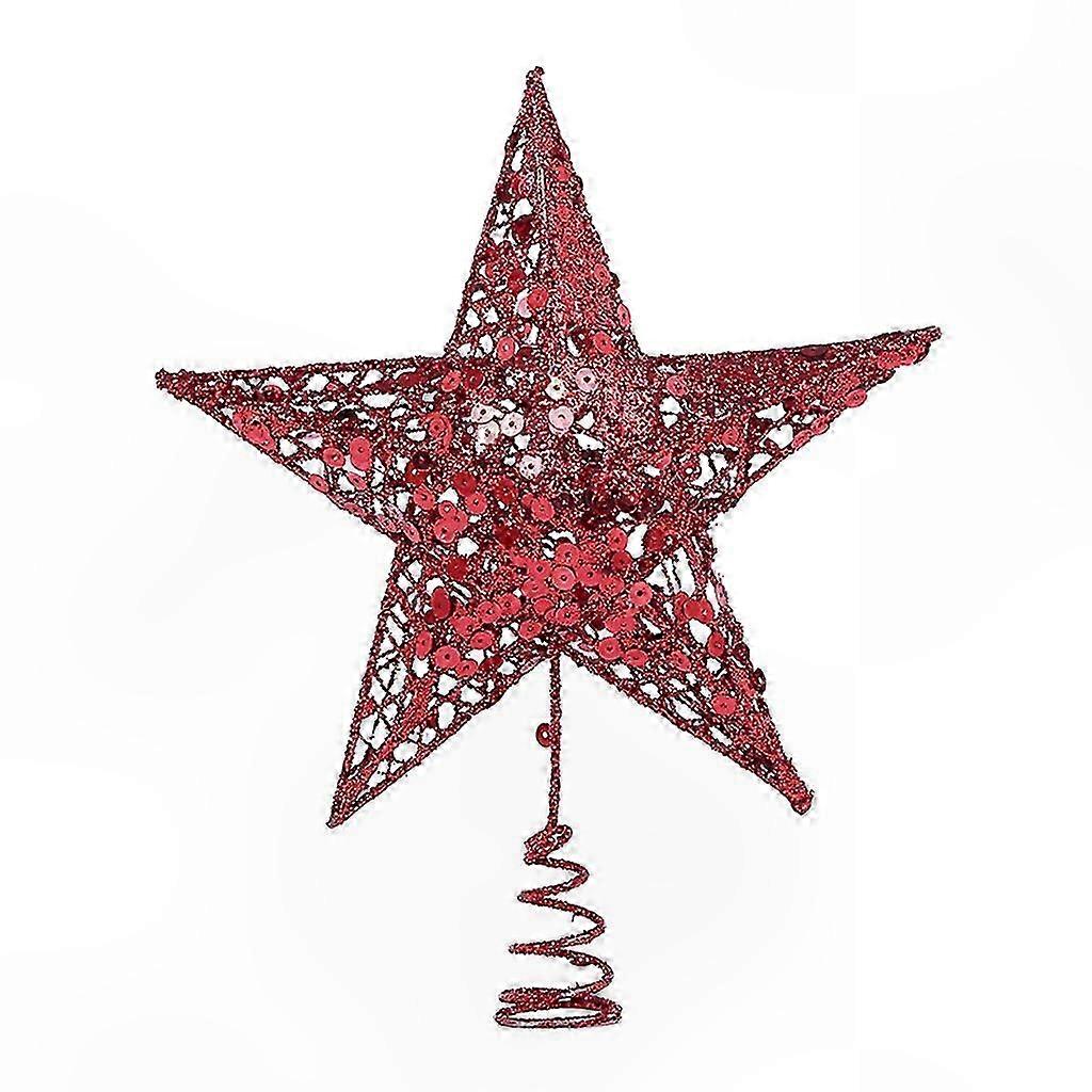 Sternförmiger Weihnachtsschmuck, 3 Farben Zur Auswahl, Für Große Weihnachtsveranstaltungen, Einkaufszentren, Verschneite Landschaften, Wiederverwendbar, Silberfarben
