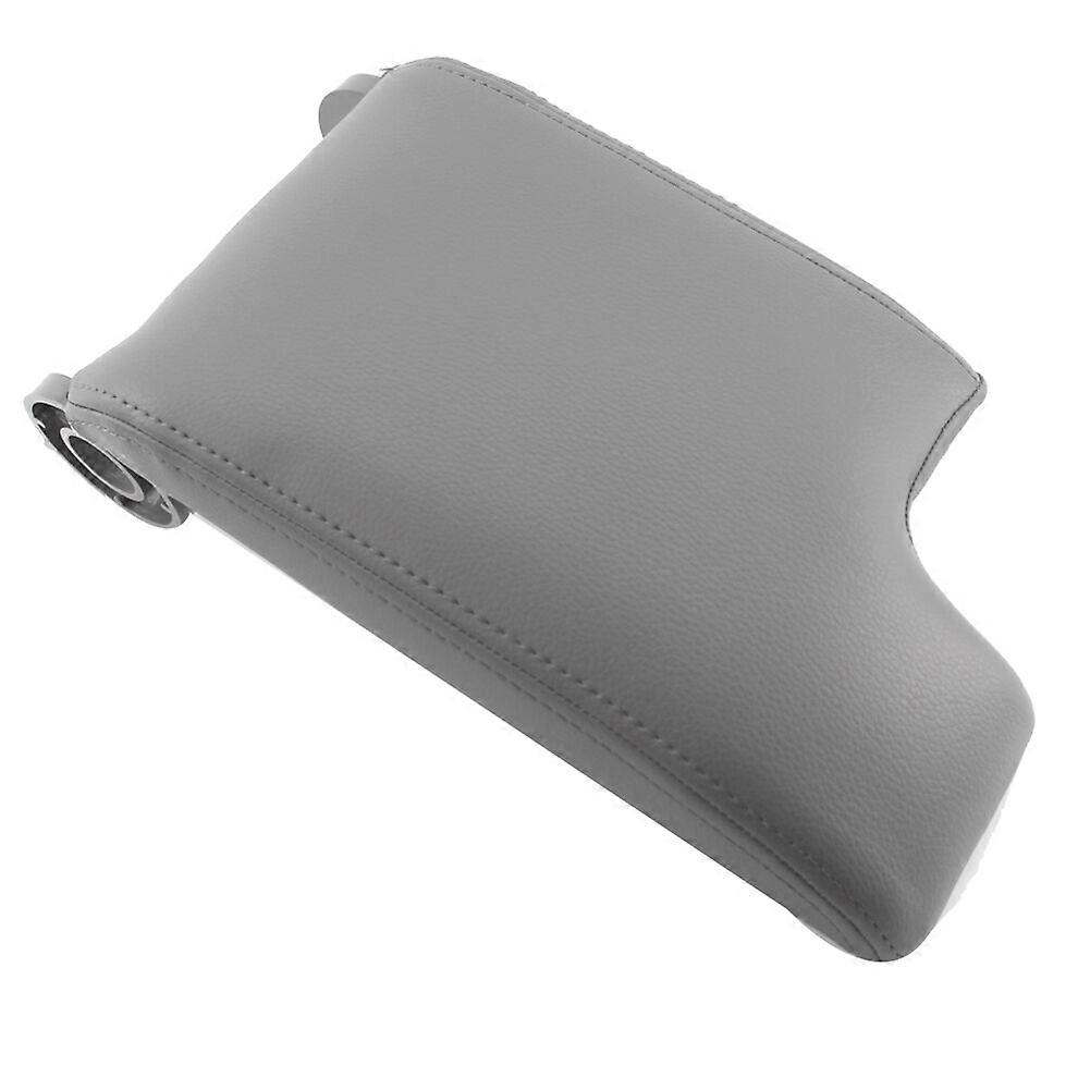 Grauer Mittelarmlehnenbezug Für Bmw E46 (1998-2006), Aus Kunstleder Und Kunststoff.