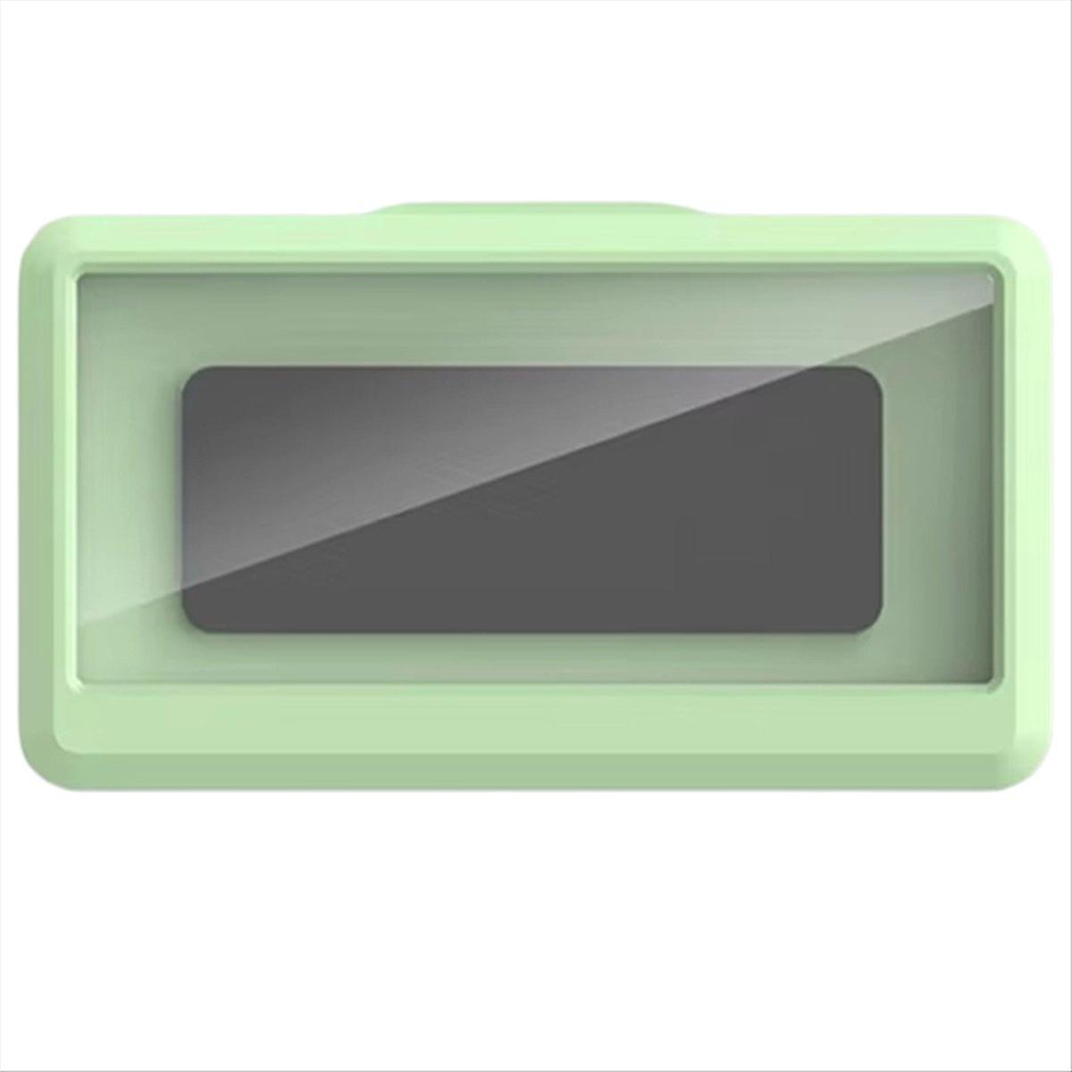 Wasserdichte, Wandmontierte Handy-aufbewahrungsbox, Kompatibel Mit Touchscreen-smartphones Und Unter Der Dusche Verwendbar (grün).