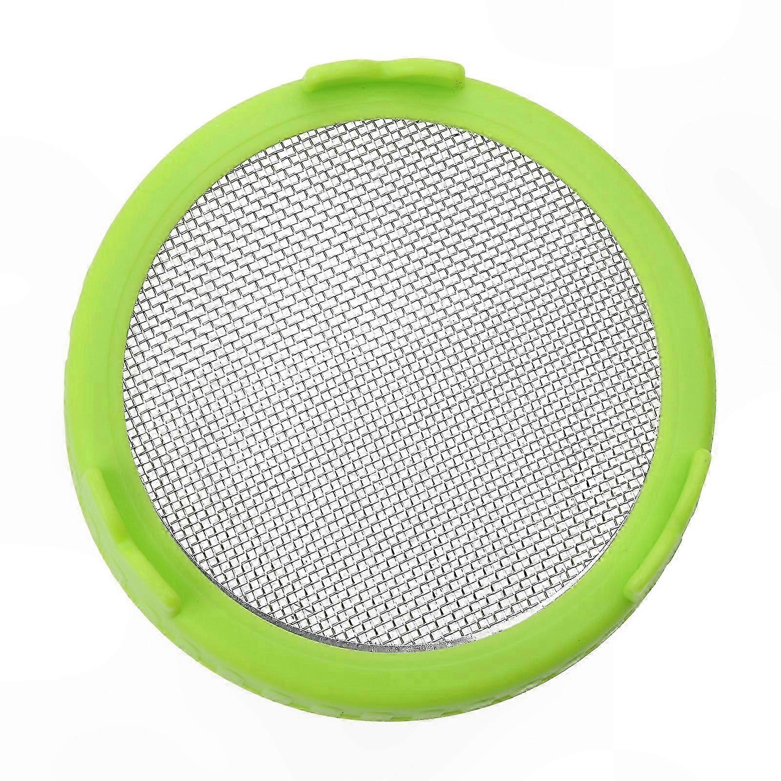 Keimdeckel Aus Kunststoff Mit Edelstahlsieb Für 86-mm-weithals-einmachgläser, Anzuchtkappe