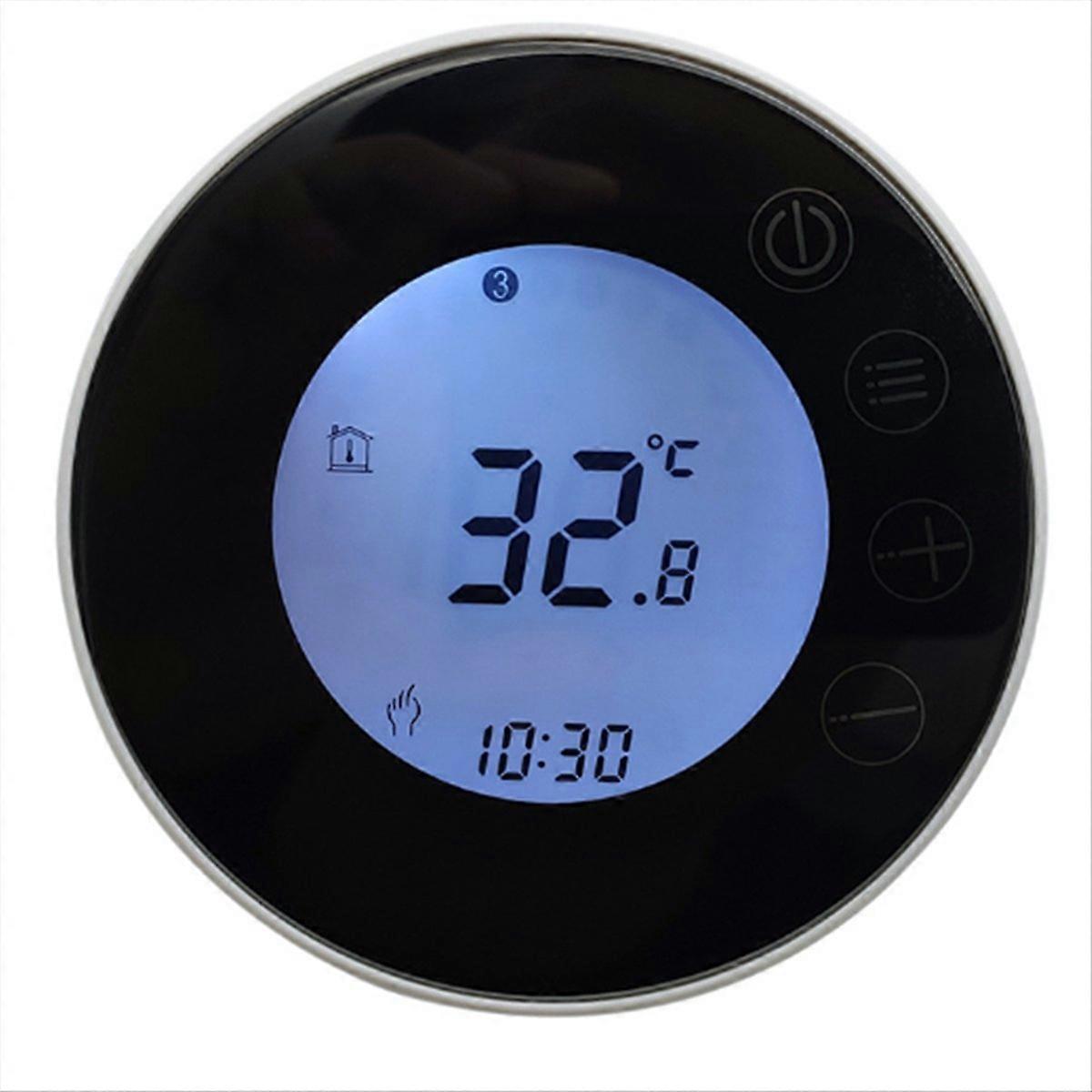 Tuya Runder Wifi-innenthermostat Mit Intelligenter App Zur Fernsteuerung Der Temperatur (7 Gb).