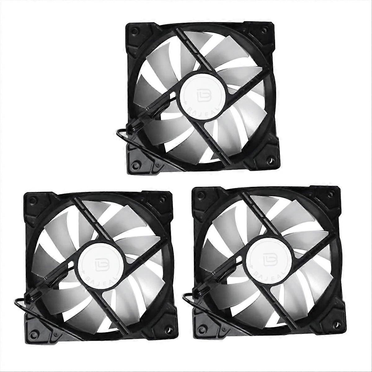 12-cm-gehäuselüfter, 4-pin-anschluss, 3er-pack