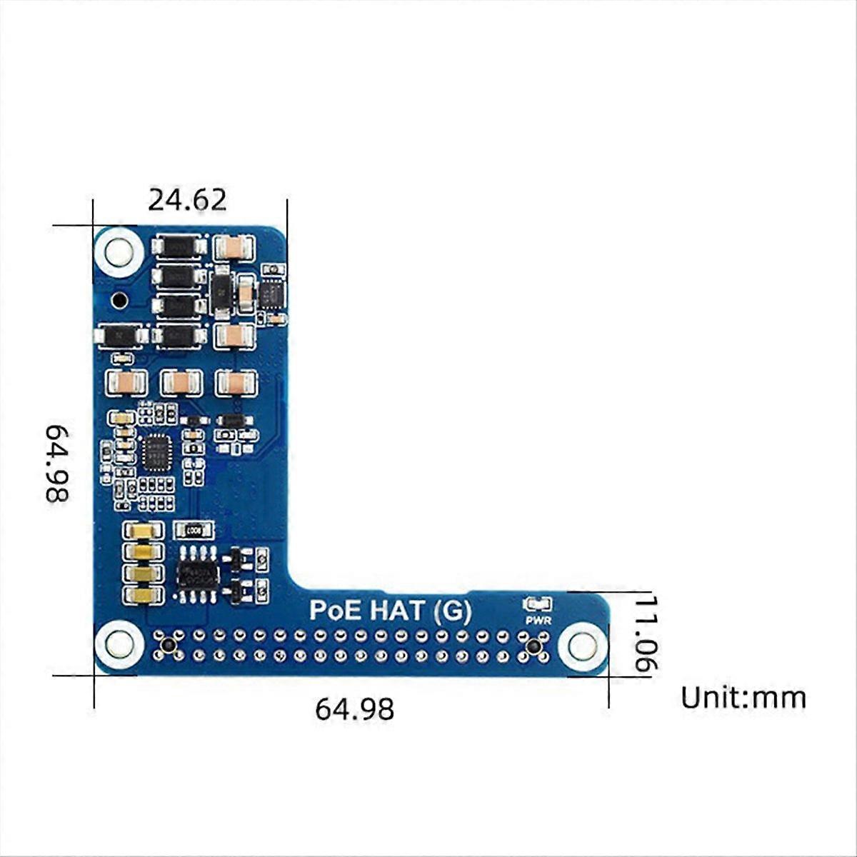 Für 5 Poe Hat (g) + Gehäuse + Lüfter 3007pwm 802.3af/at