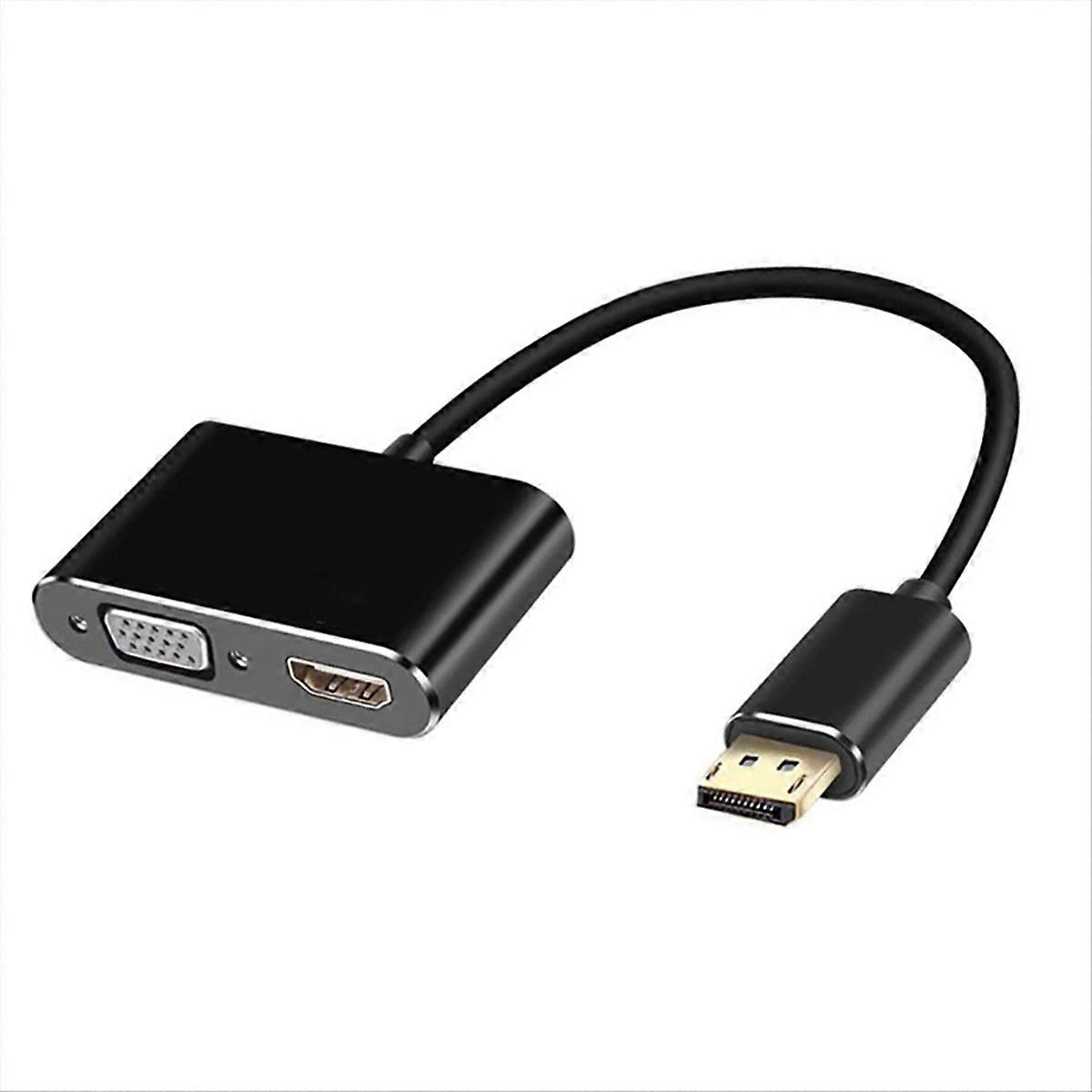2-in-1 Dp-zu-vga-dockingstation Aus Aluminiumlegierung