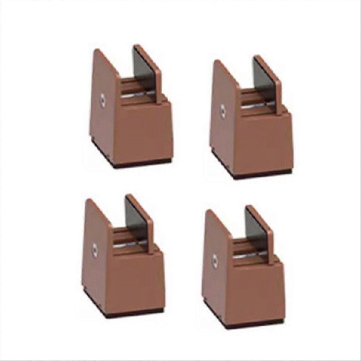 Set Mit 4 Verstellbaren Stuhlbeinerhöhungen Mit Klemmschrauben, 5 Cm Hoch, Robust, Für Sofas, Tische Und Betten.