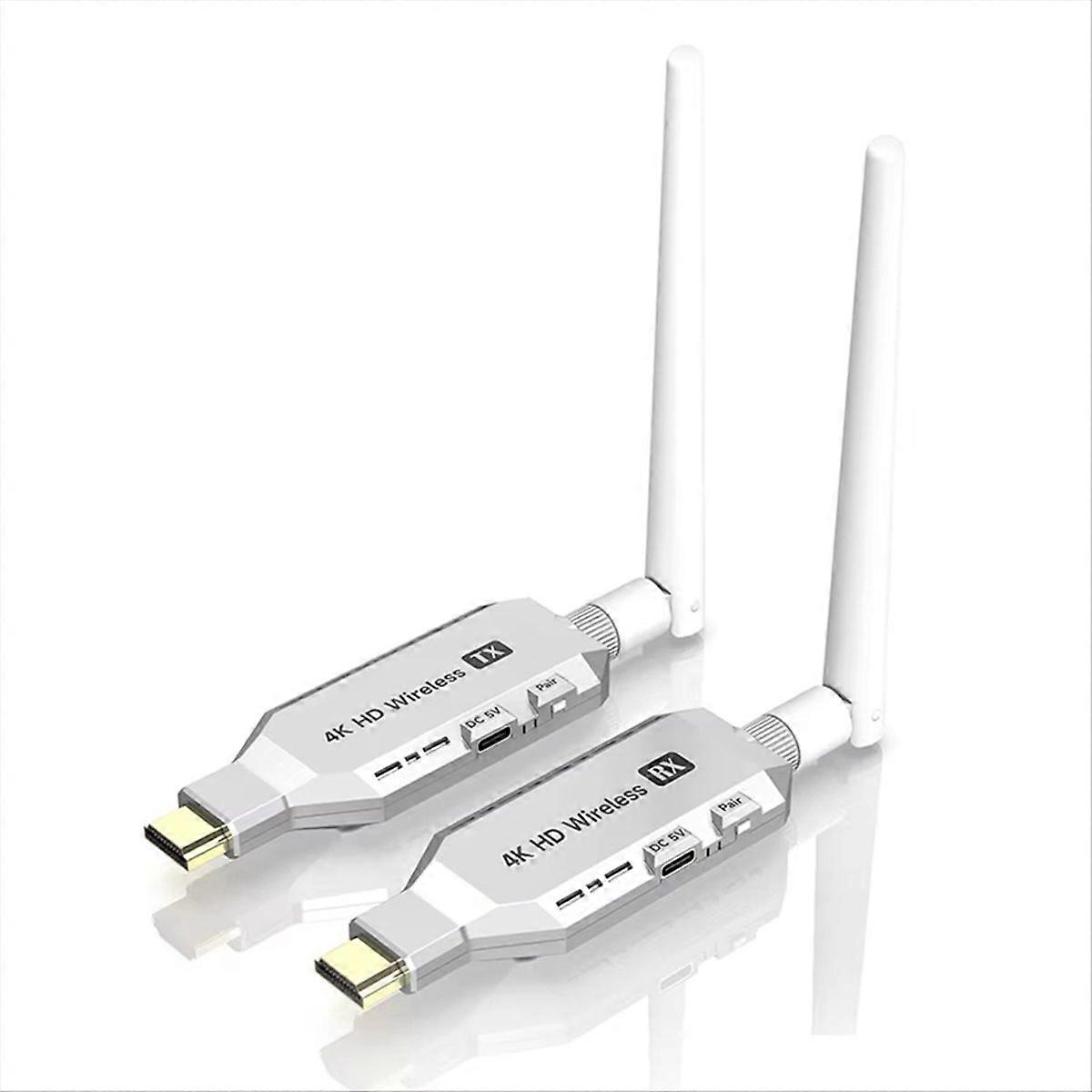5,8-ghz-wlan-repeater, 50 M Reichweite, 4k-kompatibel – Audio- Und Video-sender/empfänger-kit – Drahtloser Display-dongle-adapter