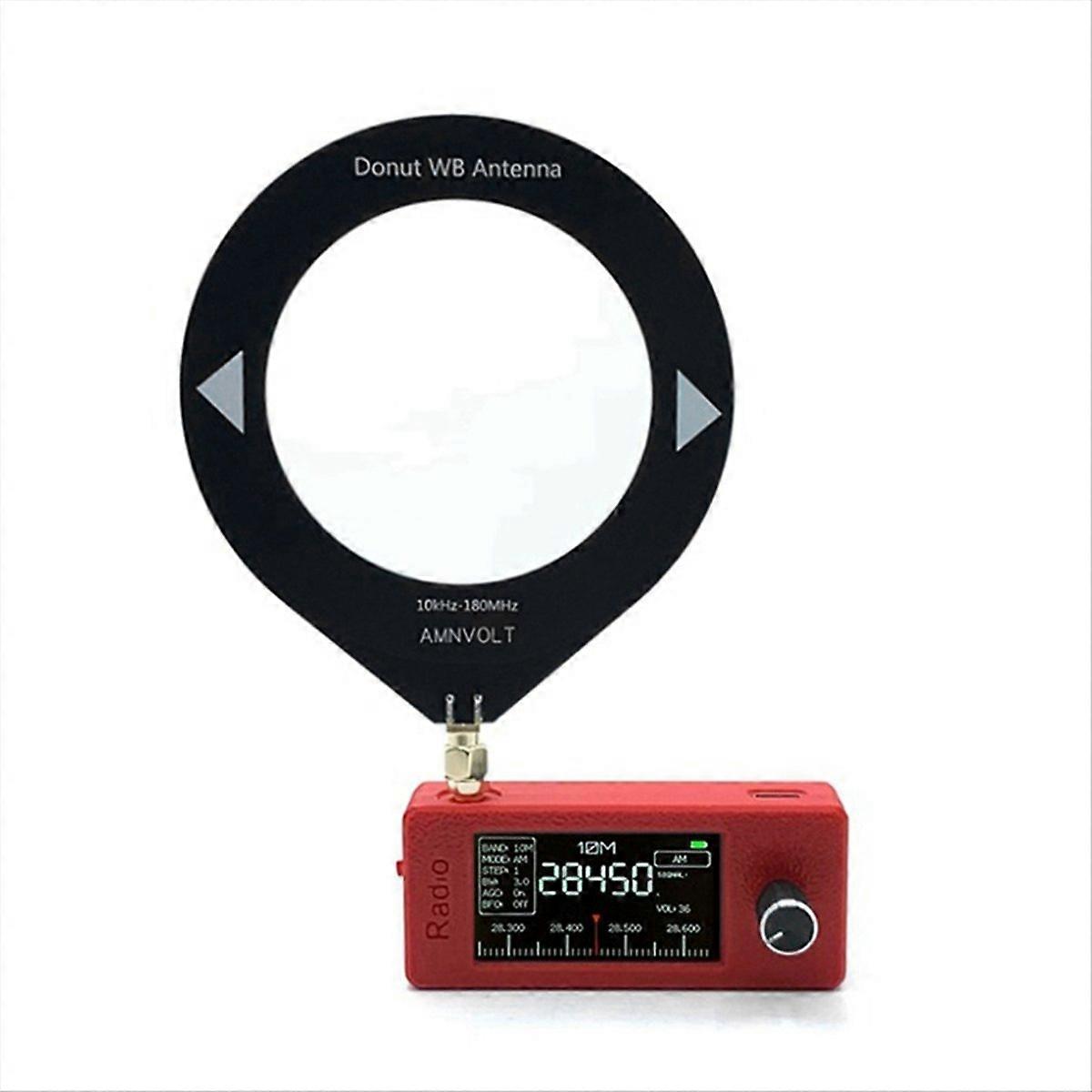 Si4732 Tragbares Radio 0,5–108 Mhz Lsb Usb Am/fm Mini-taschenradio Mit 1,9-zoll-ips-bildschirm, Allband-radioempfänger