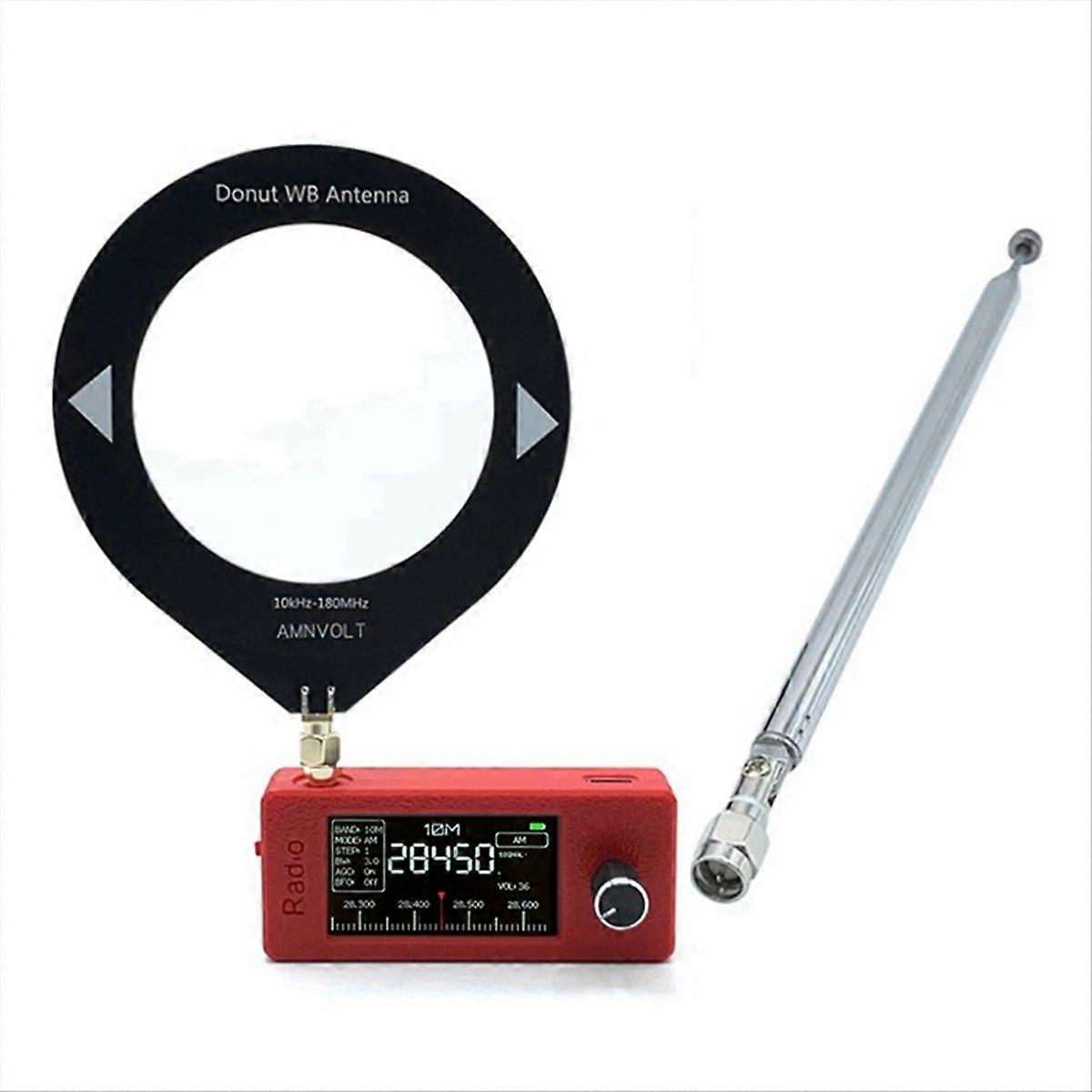 Si4732 Tragbares Radio 0,5–108 Mhz Lsb Usb Am/fm Mit 10 Khz–180 Mhz Antenne, Allband-radioempfänger