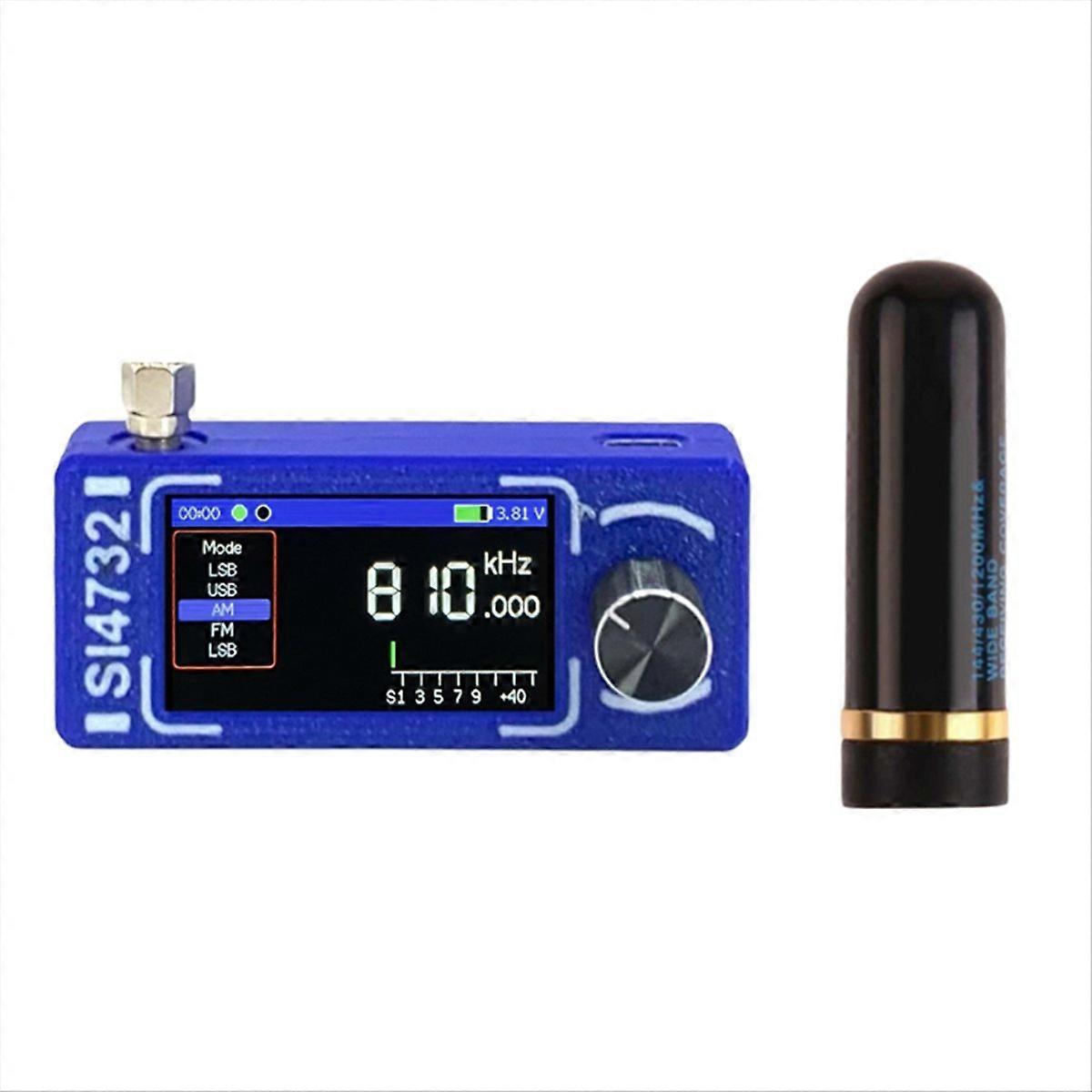 Si4732 Multiband-funkempfänger 0,5–108 Mhz Fm Am Ssb Lsb Usb Esp32-s3 Mit Hf Sw Mw Vhf-antenne Radio B