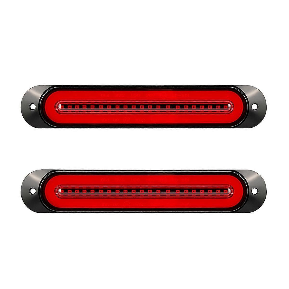 Set Mit 2 12v/24v Rückleuchten Für Pkw, 68 Leds, Blinker, Bremslichter, Positionslichter, Für Anhänger, Lkw, Wohnmobile, Suvs, Utvs