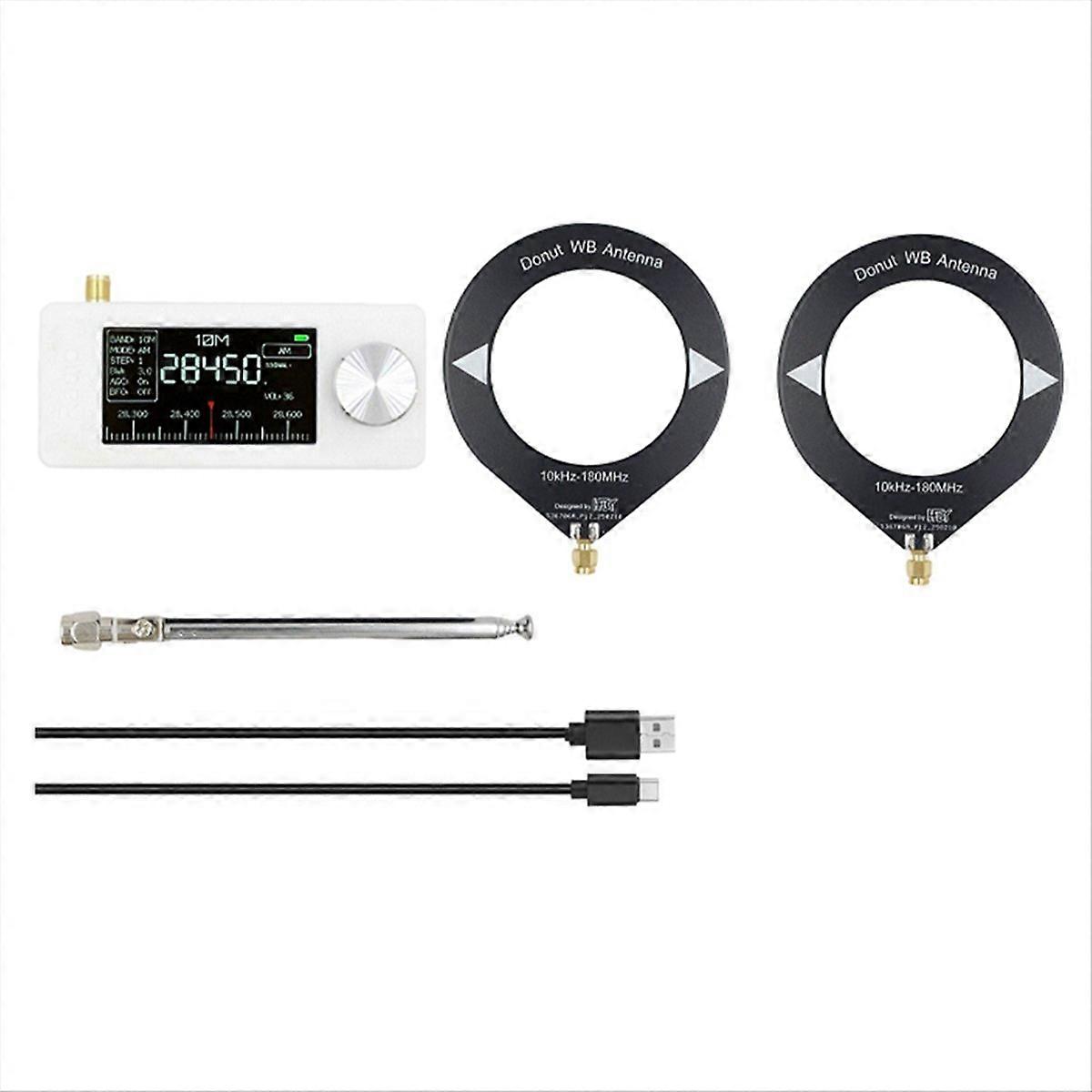 Si4732 Miniatur-taschenradio 10 Khz–180 Mhz Lsb Usb Am/fm Mit Ringantenne, Allband-hf-, Kurzwellen-, Mittelwellen- Und Ukw-radioempfänger